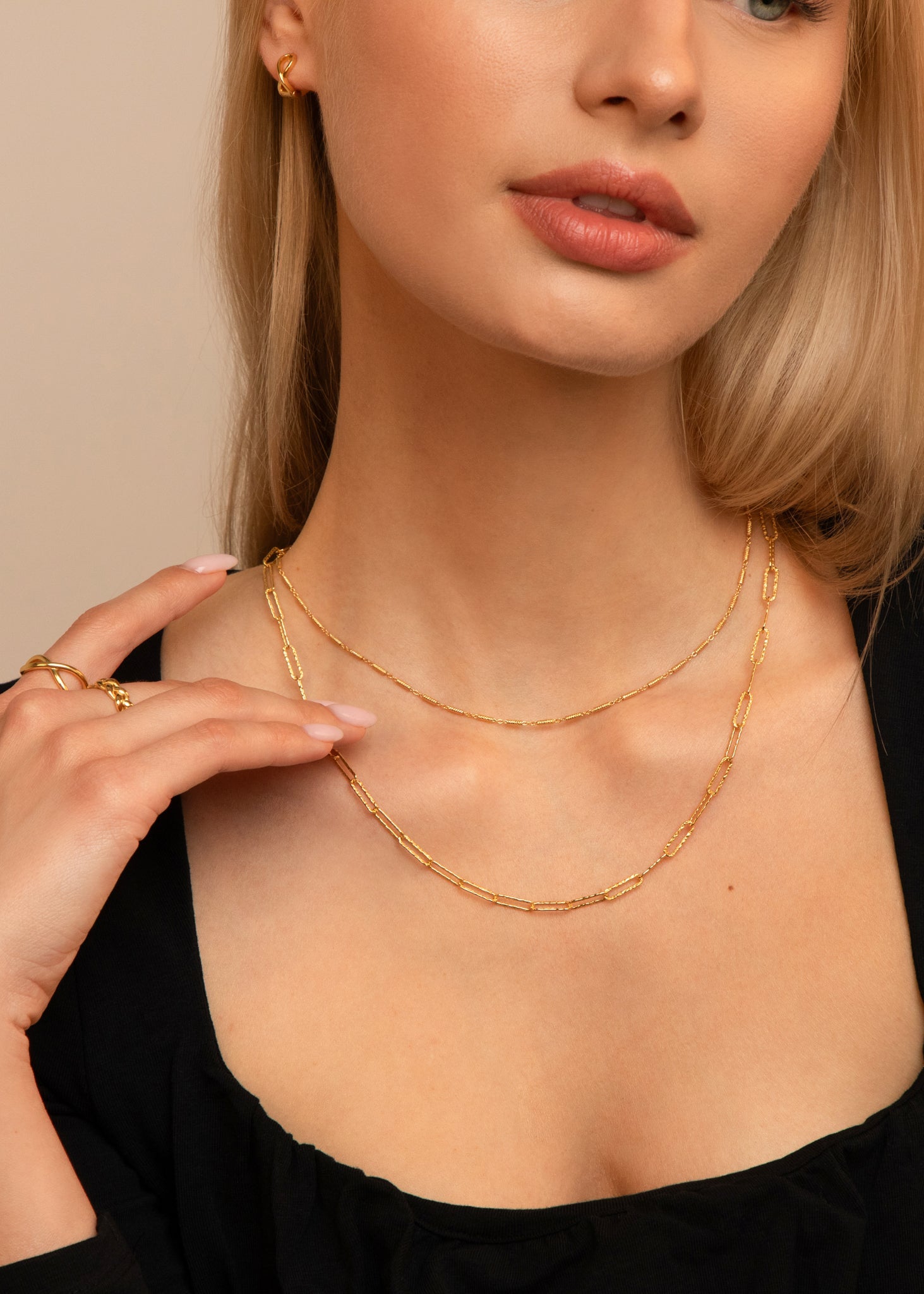 Silver eternity chain