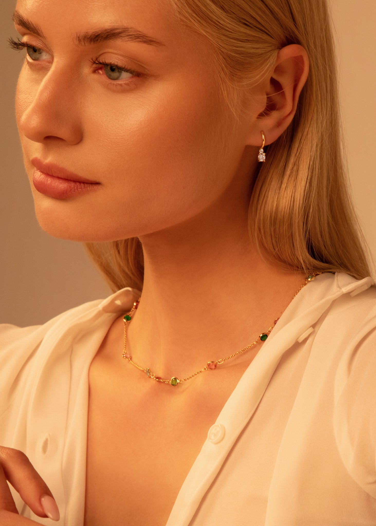 Strass earrings