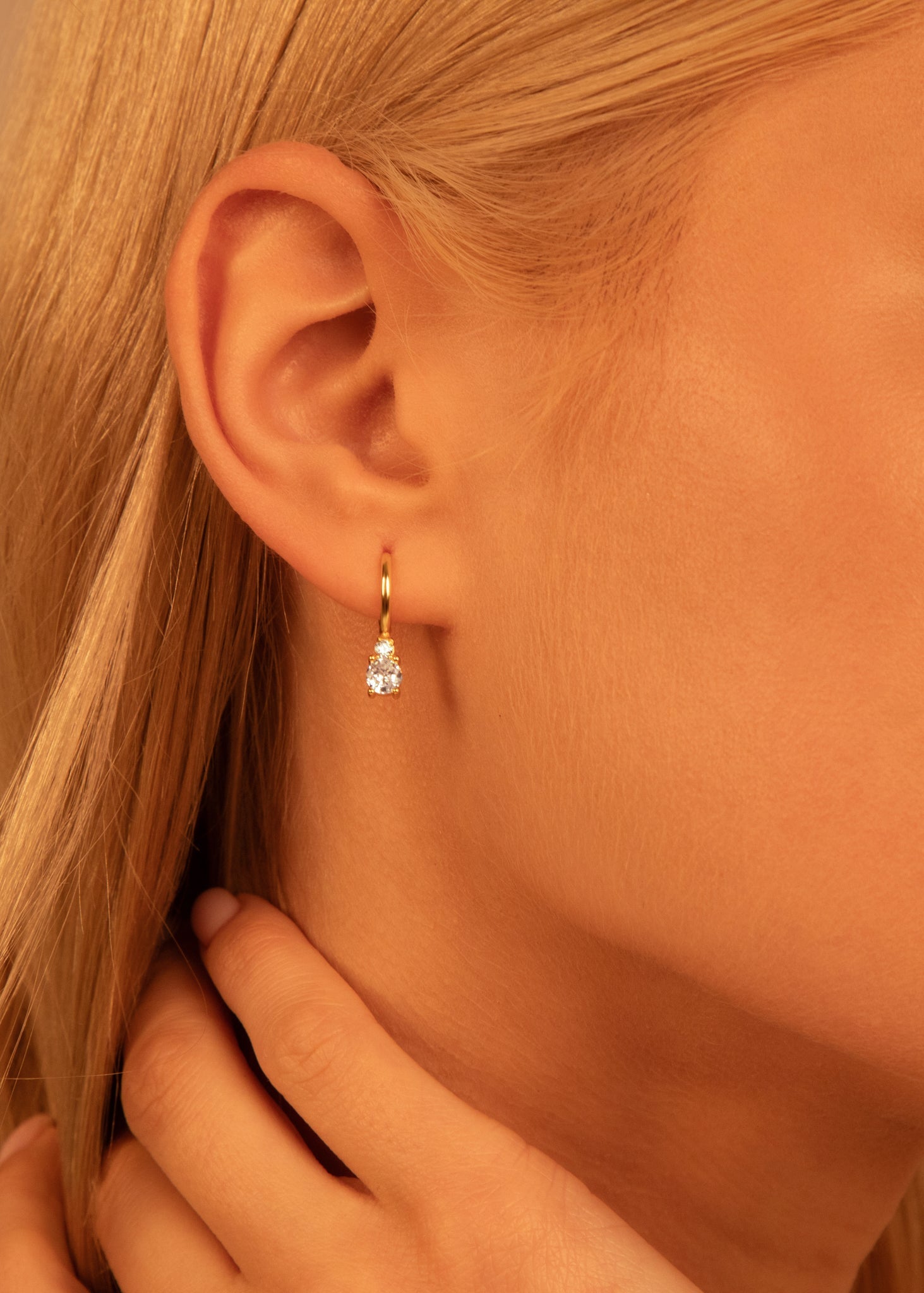 Strass earrings