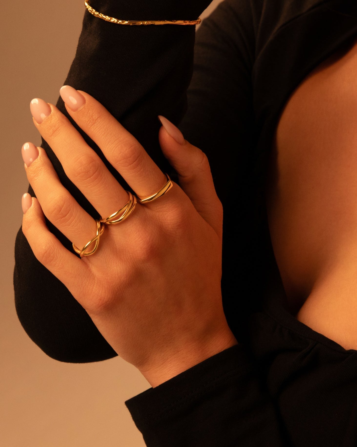 Gold eternity ring