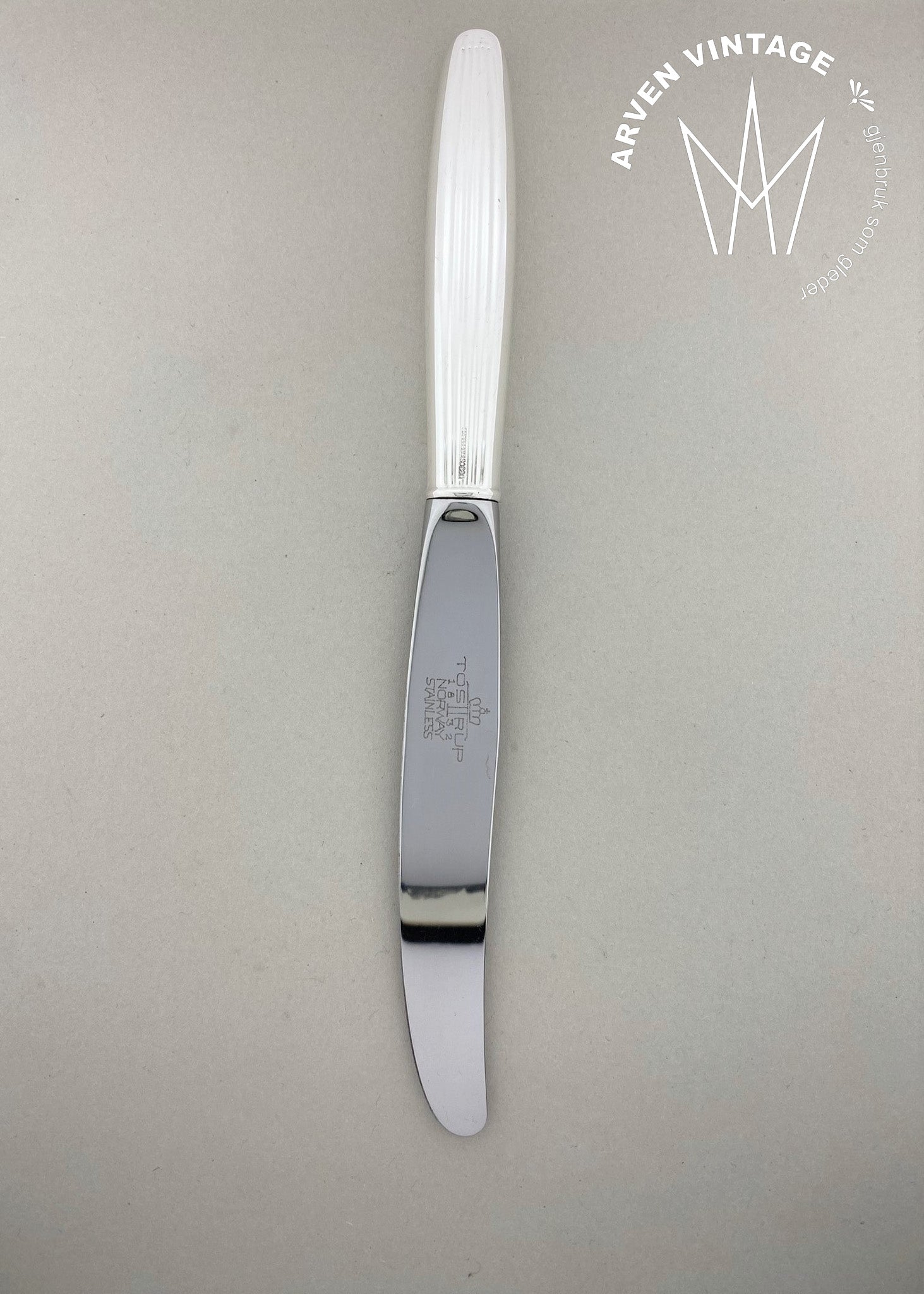 Vintage Åre liten spisekniv med kort skaft