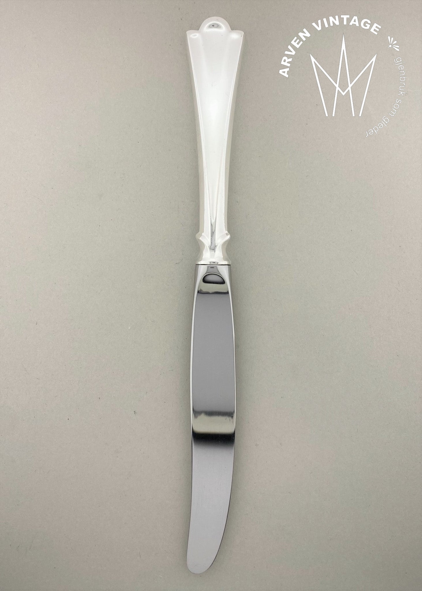 Vintage Lilje liten spisekniv med kort skaft