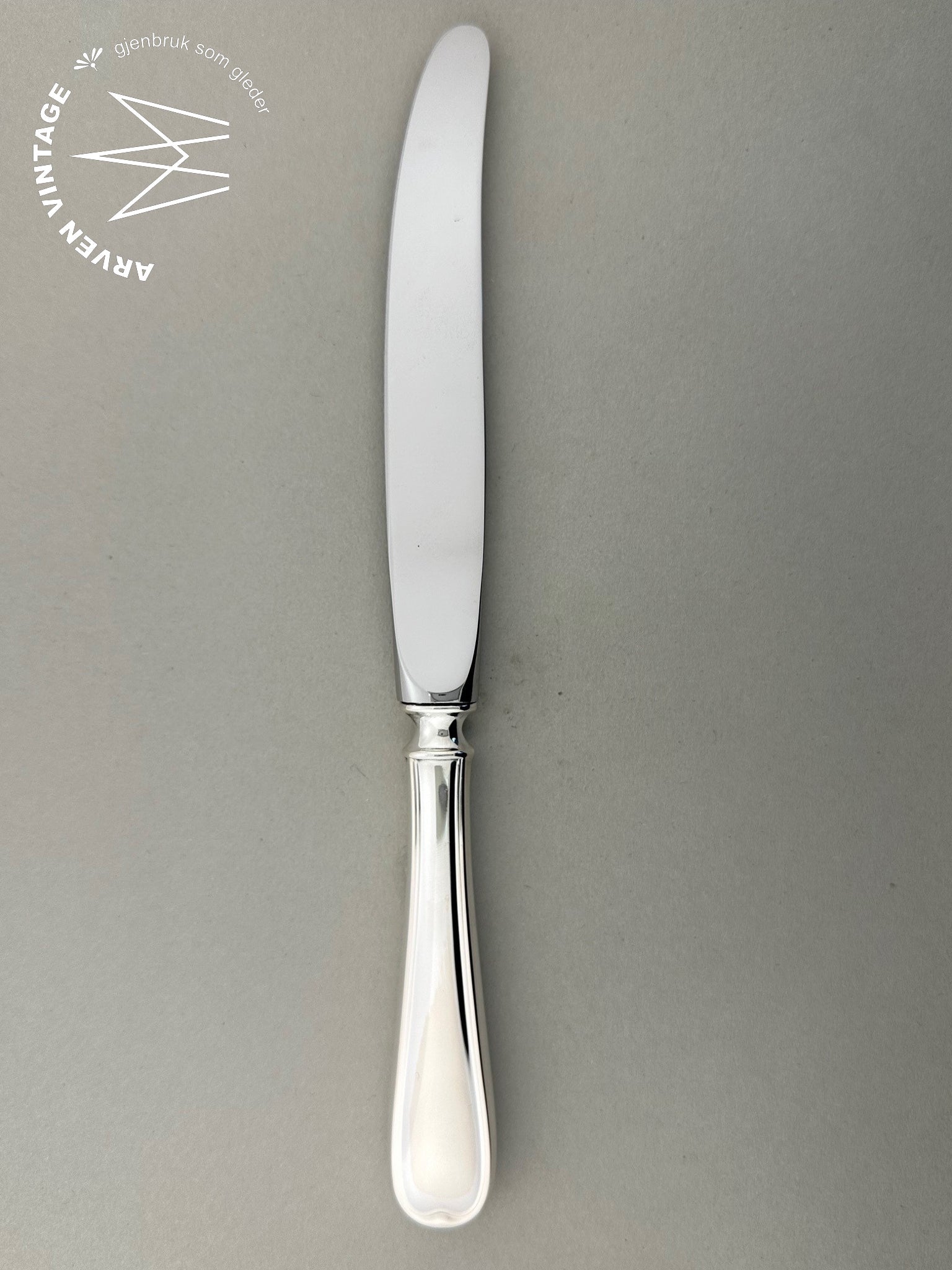 Vintage Rosendal liten spisekniv med kort skaft