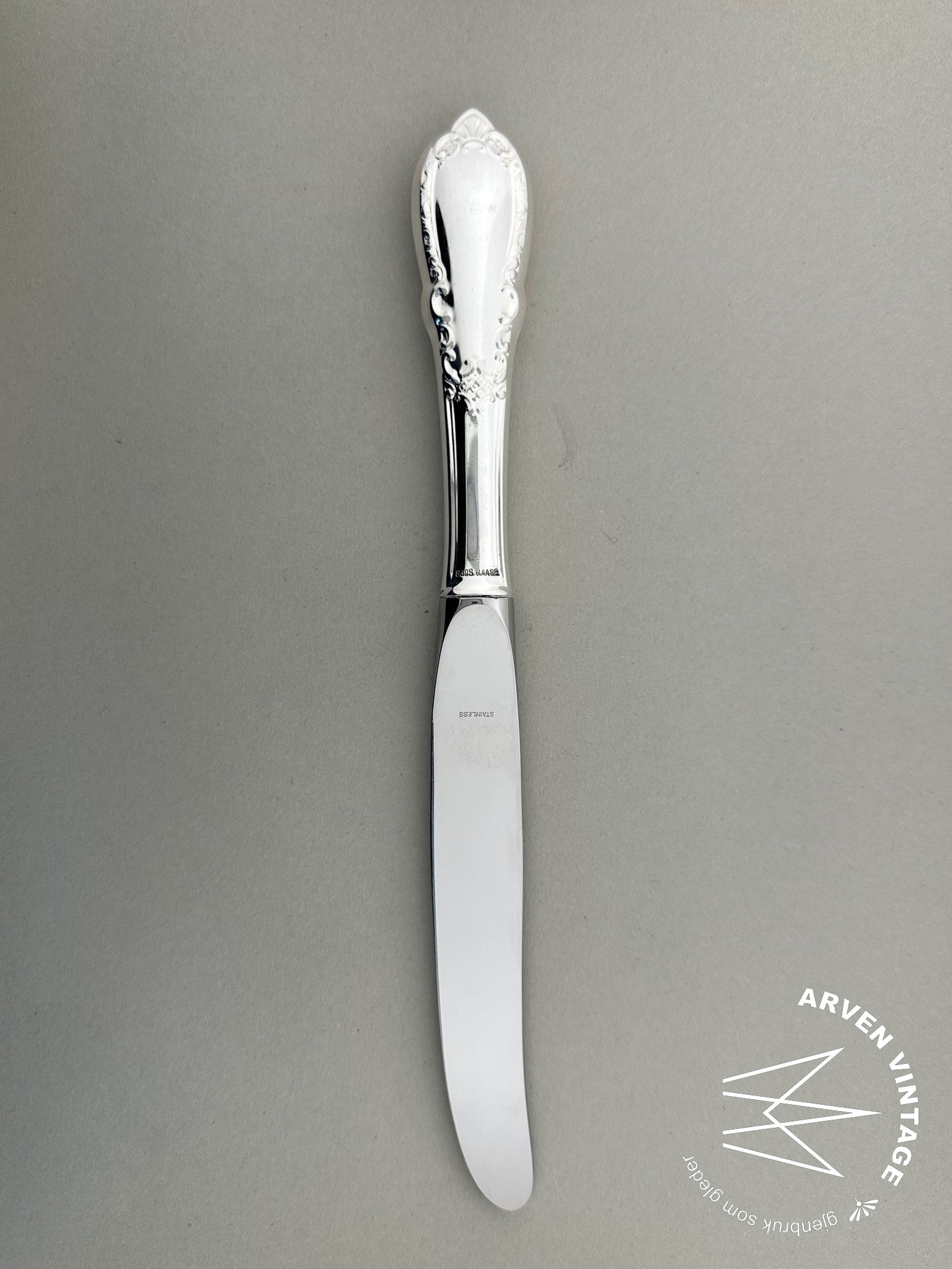 Vintage Edel liten spisekniv med kort skaft