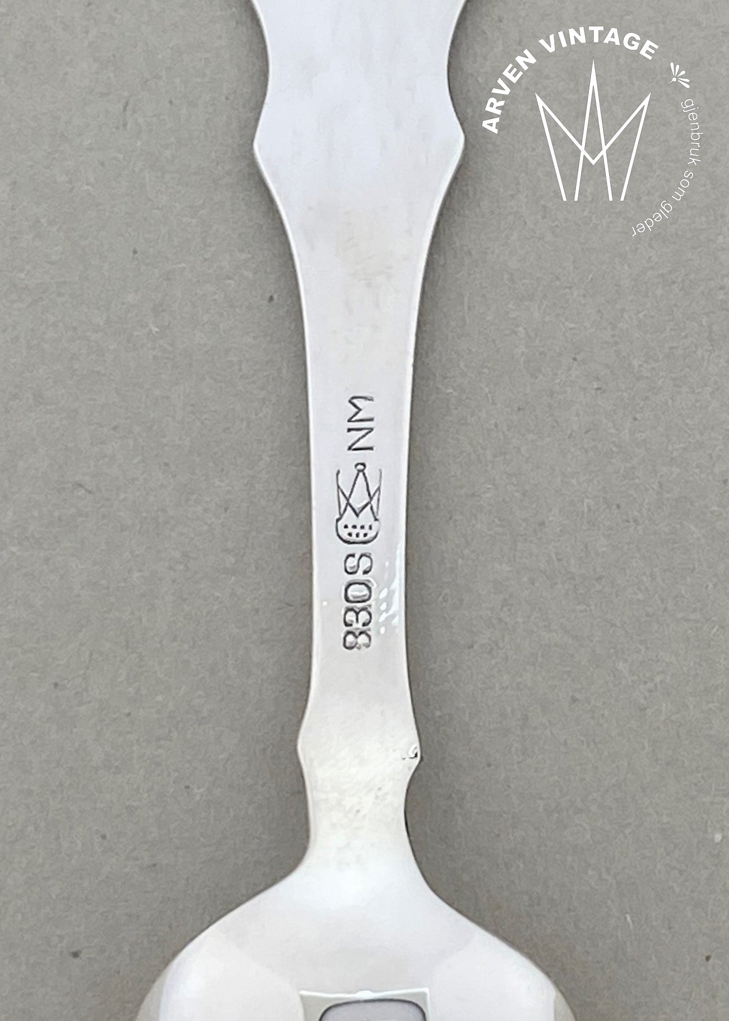 Vintage Rose salt spoon