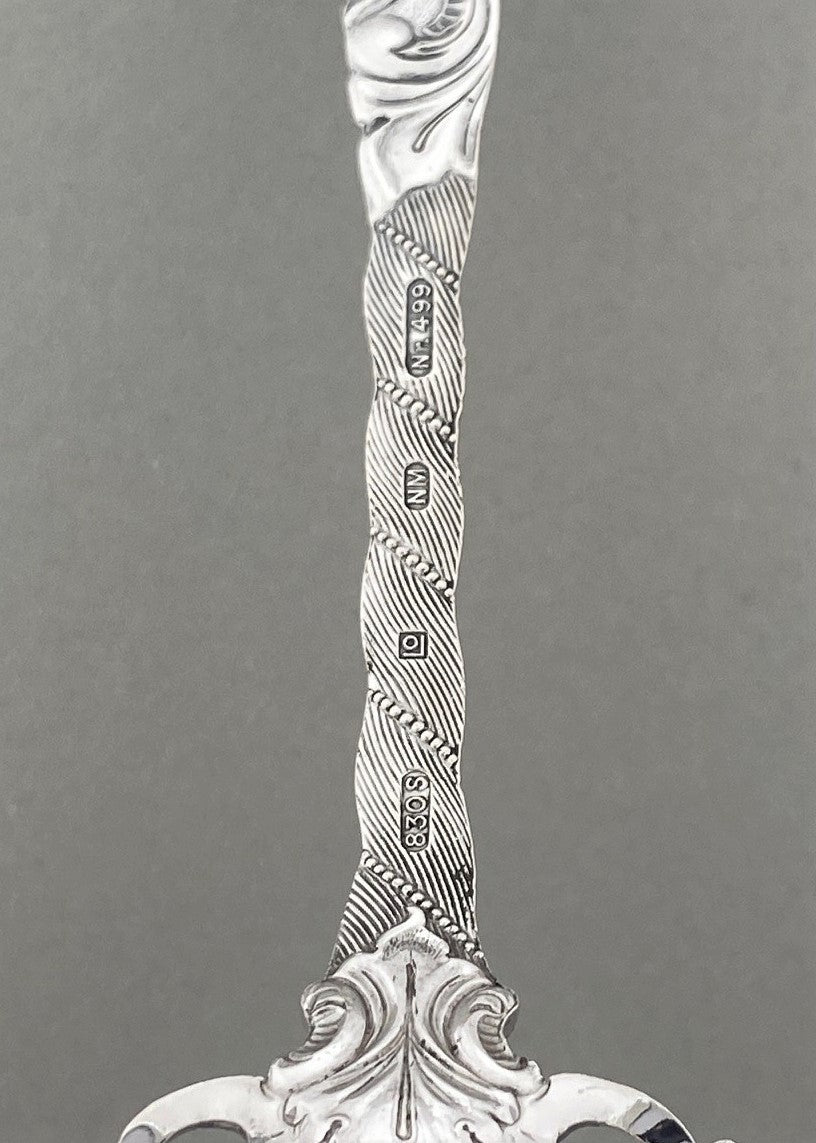 Vintage Double Rococo Small Cream Spoon