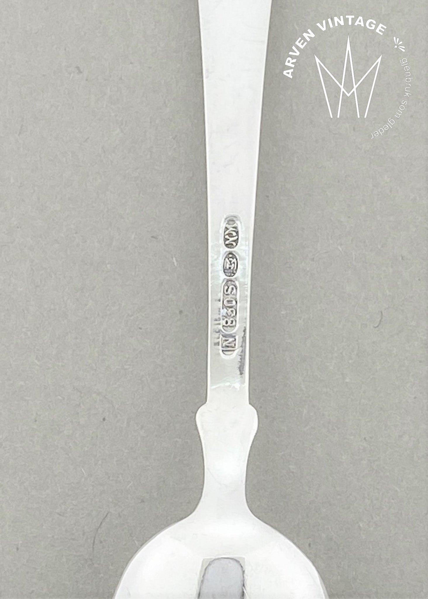 Vintage Lily mocha spoon