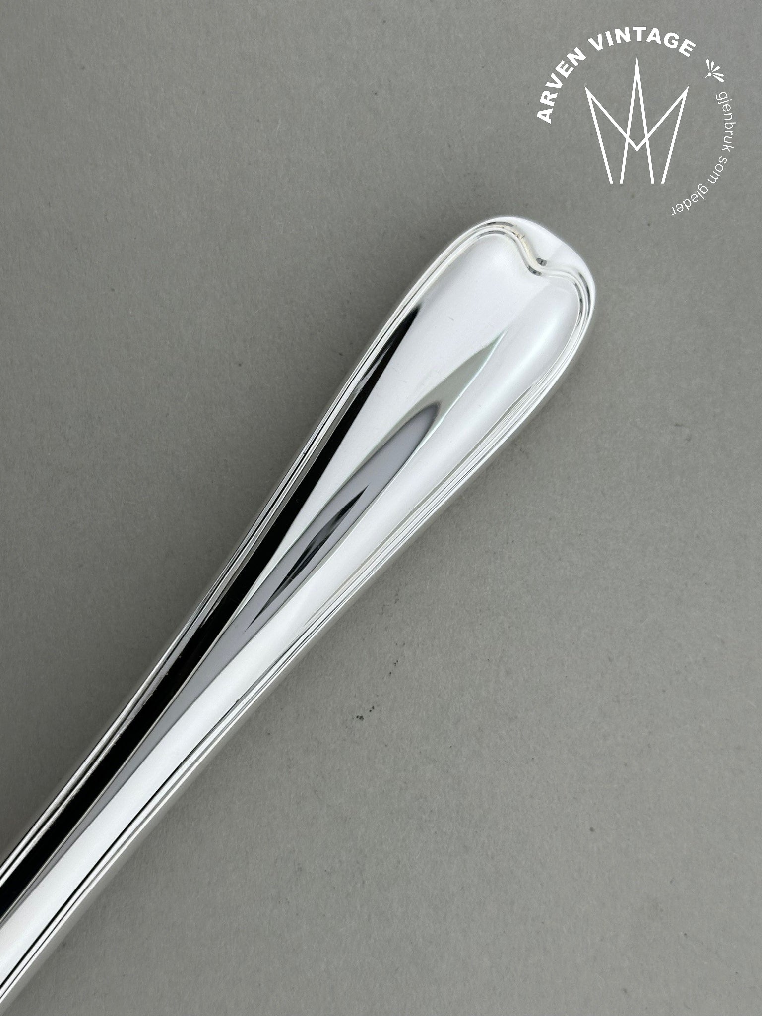 Vintage Rosendal liten spisekniv med langt skaft