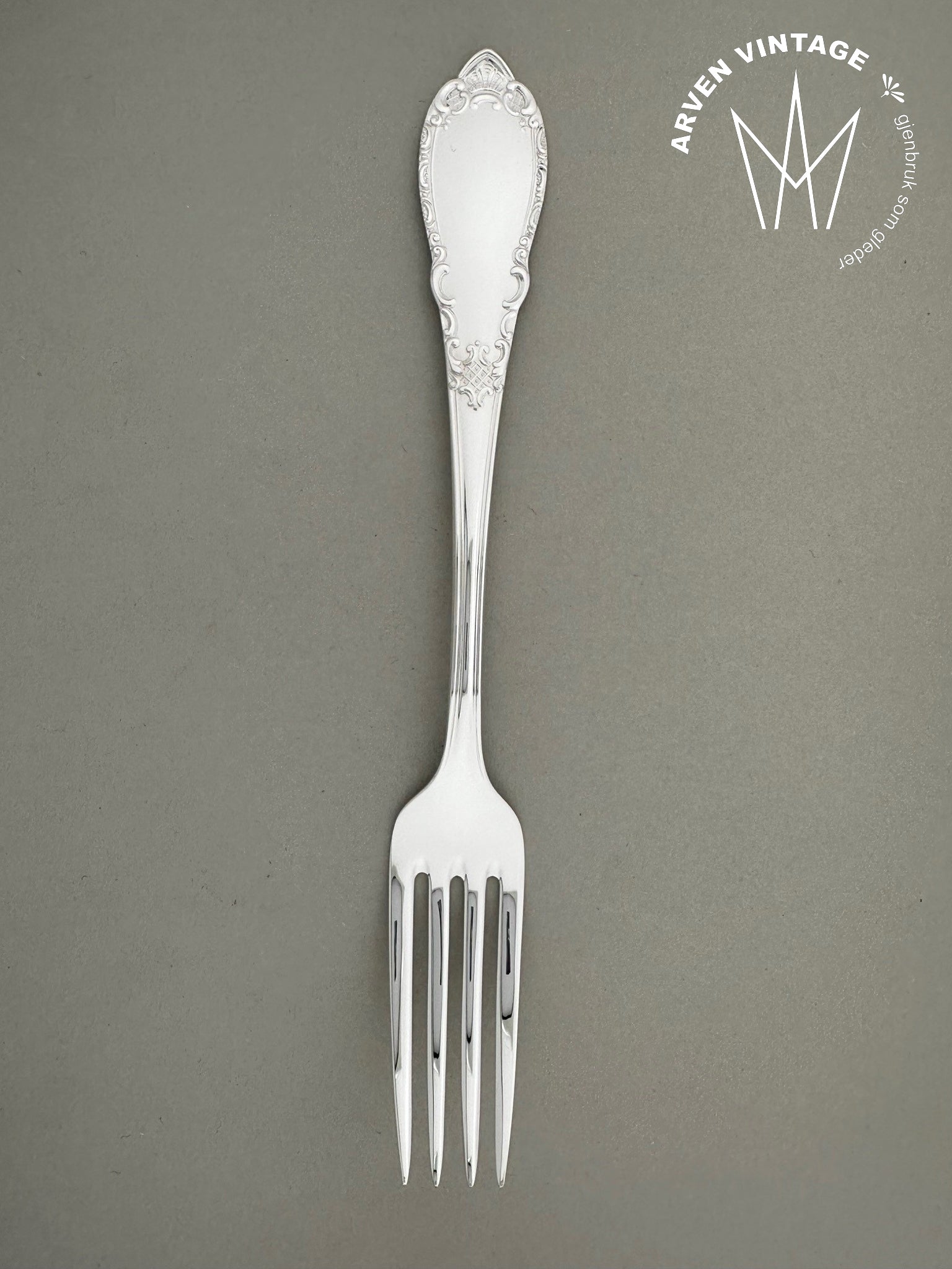 Vintage Edel stor spisegaffel