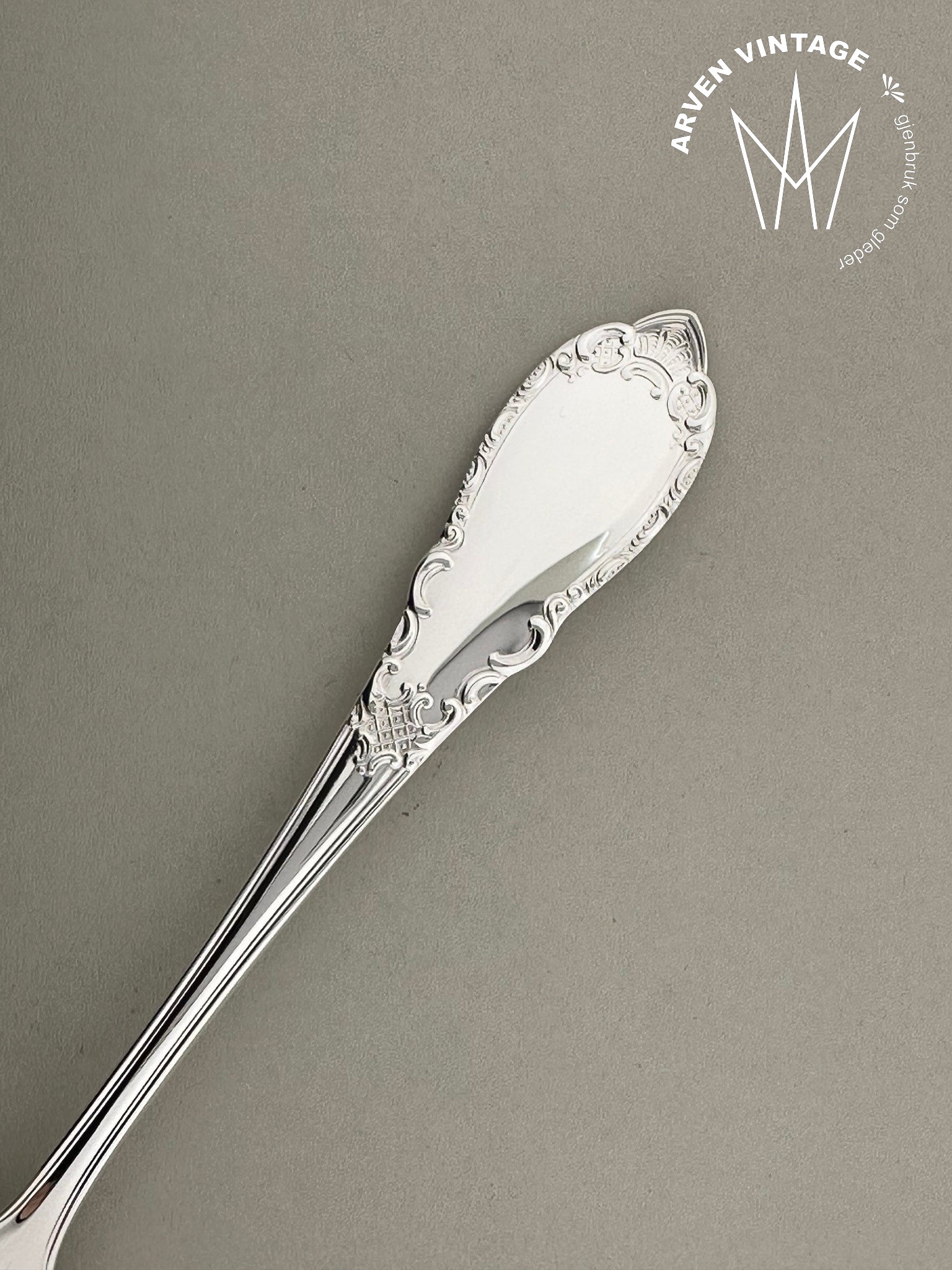 Vintage Edel stor spisegaffel