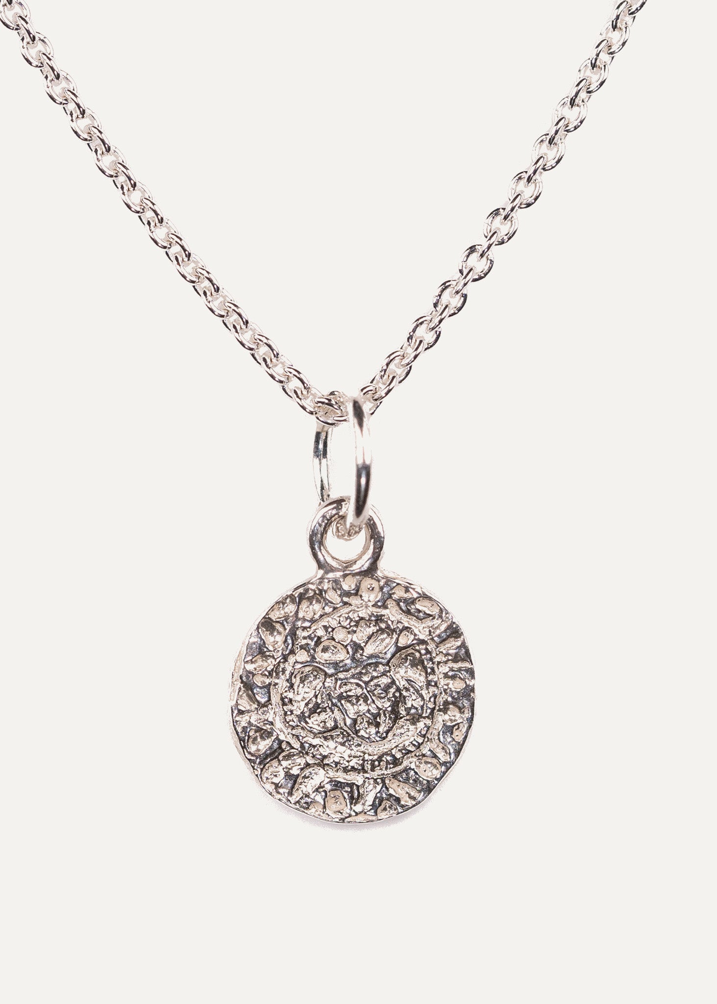 Quarterpenny necklace in silver