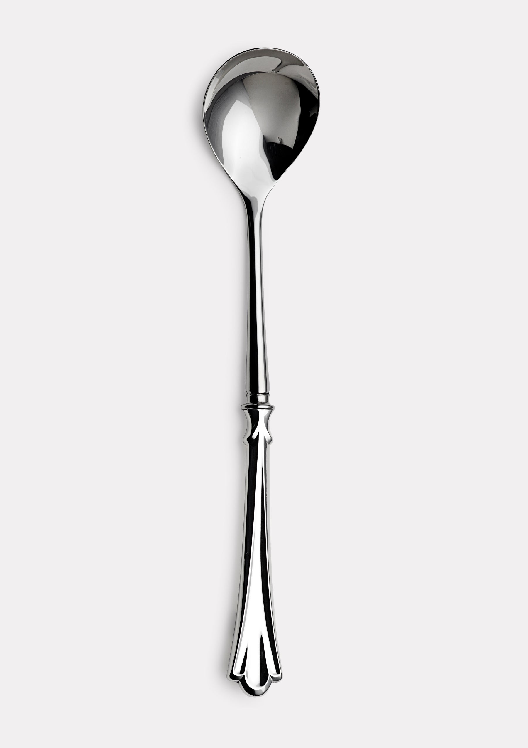 Lily salad spoon with steel blade 