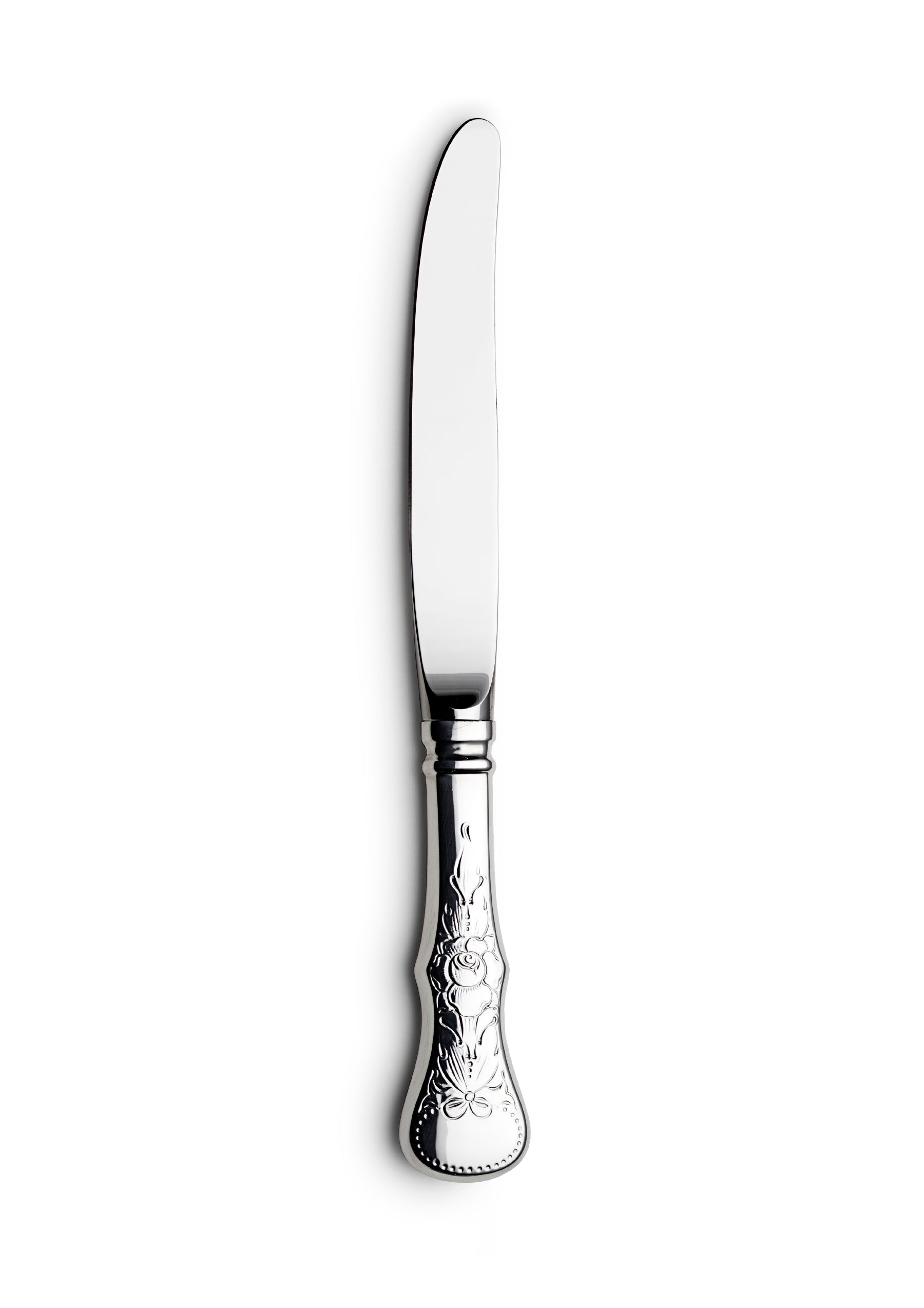 Rose small dining knife with short handle