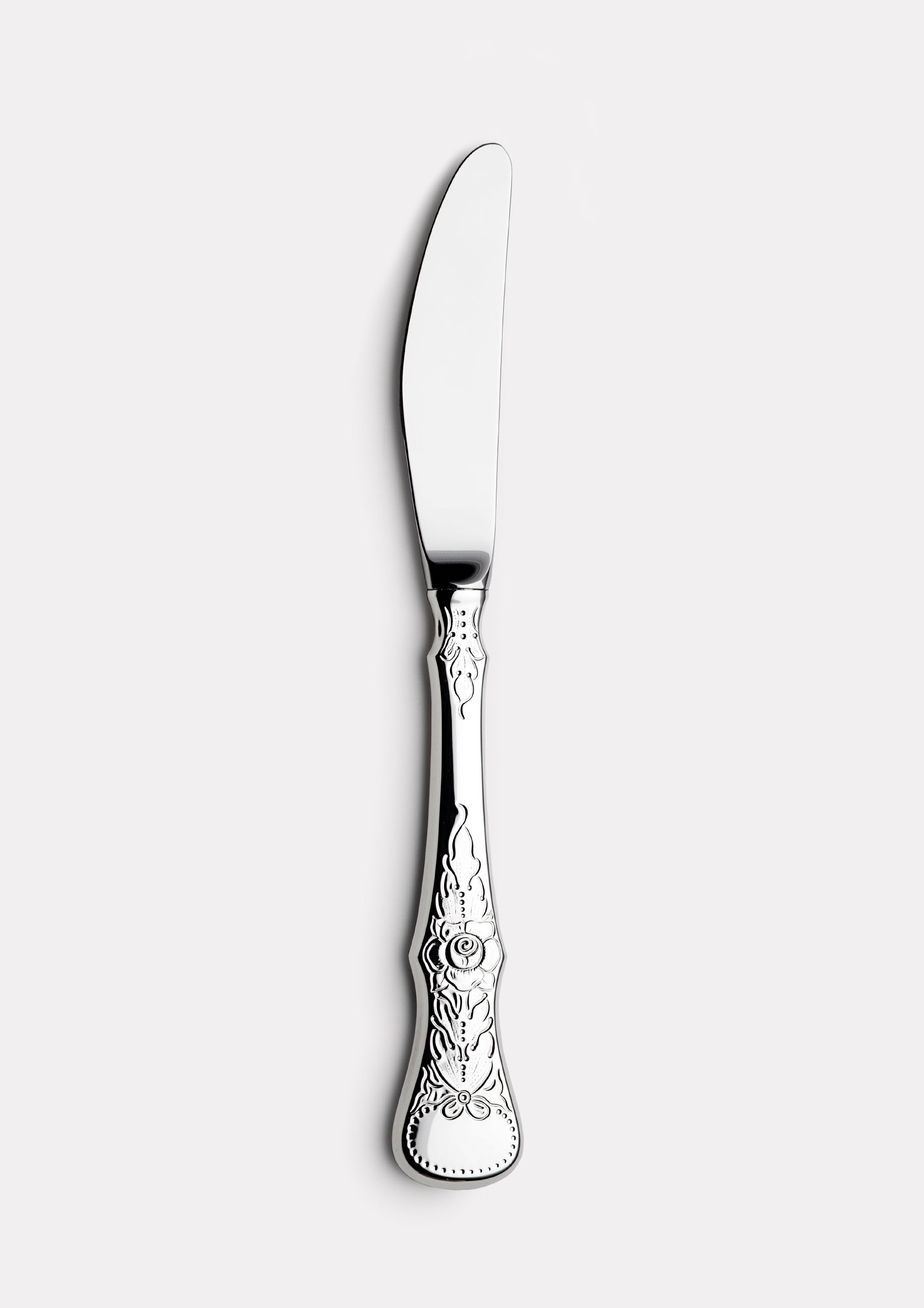 Rose small dining knife with long handle