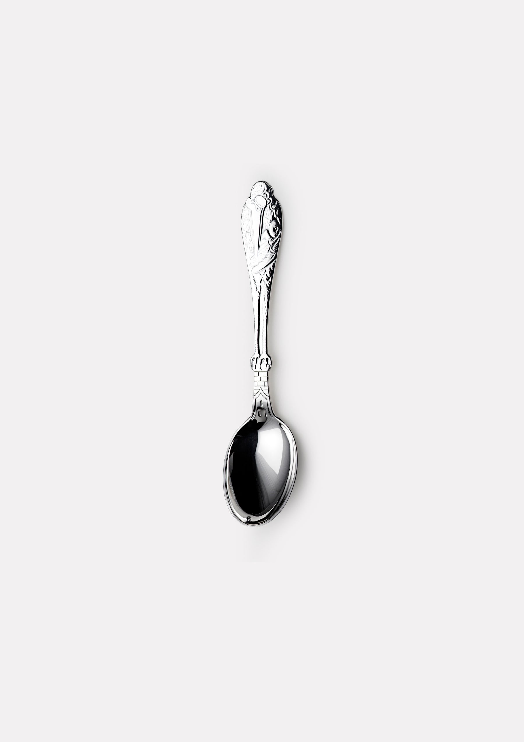 Stork baby spoon