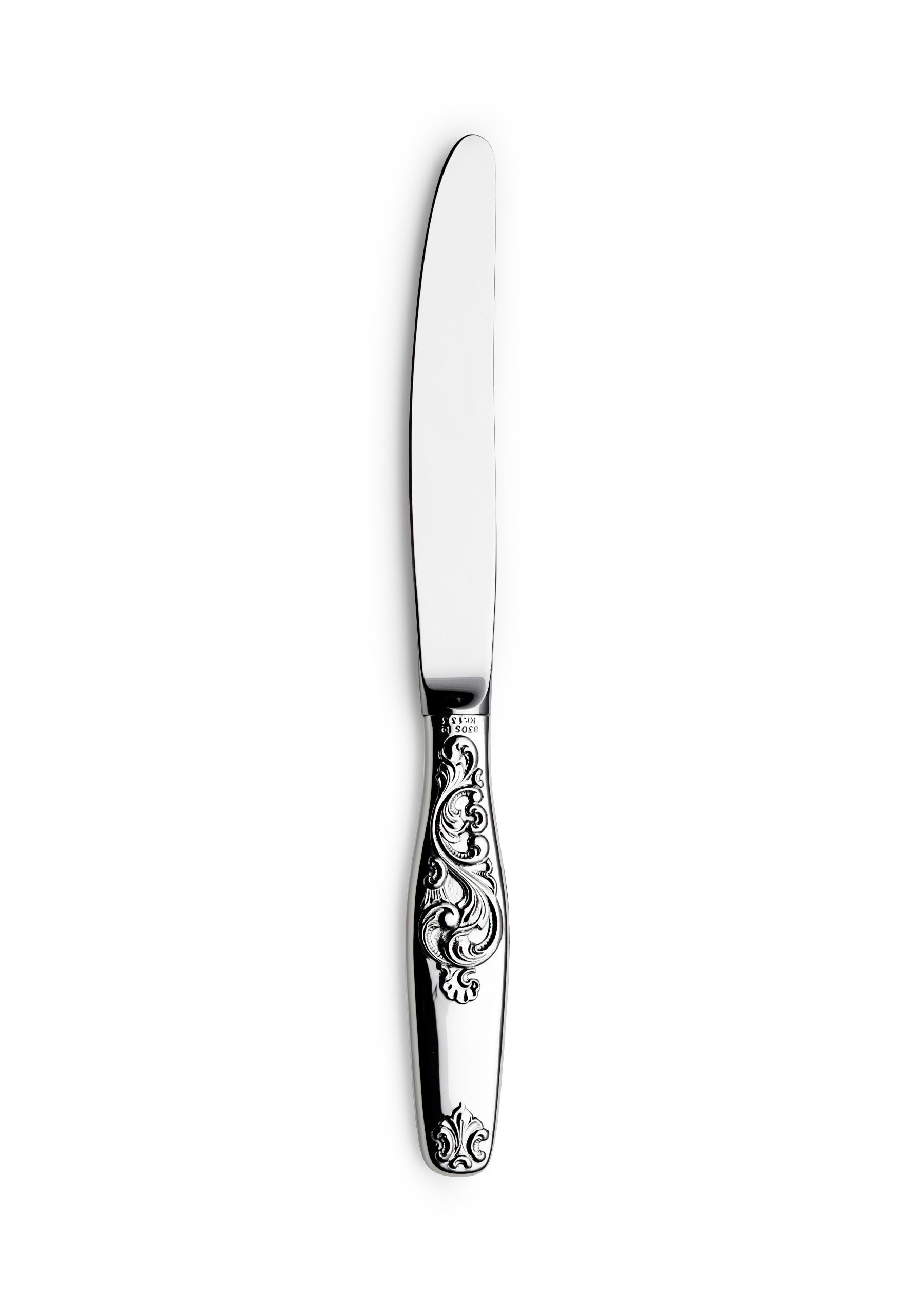 Double rococo small dining knife