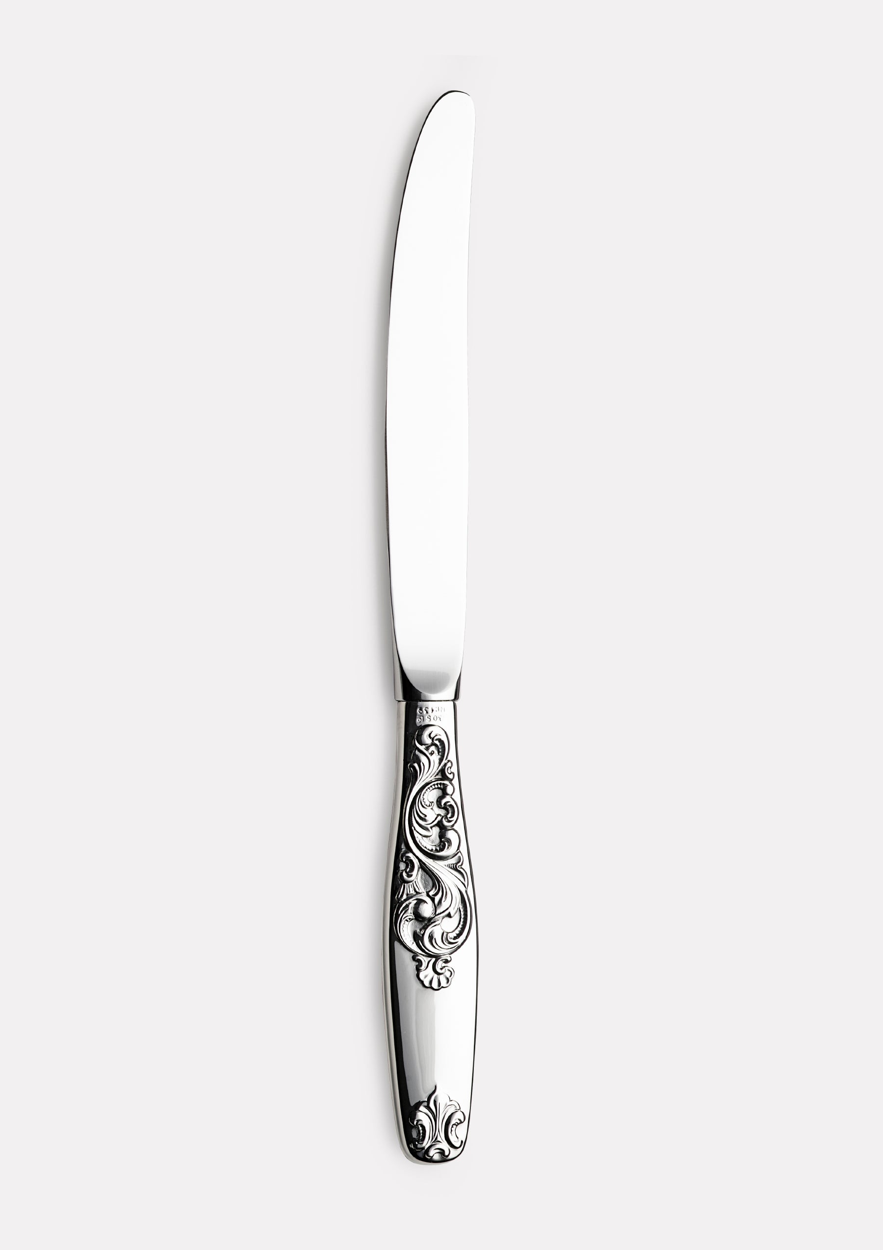 Double rococo large dining knife