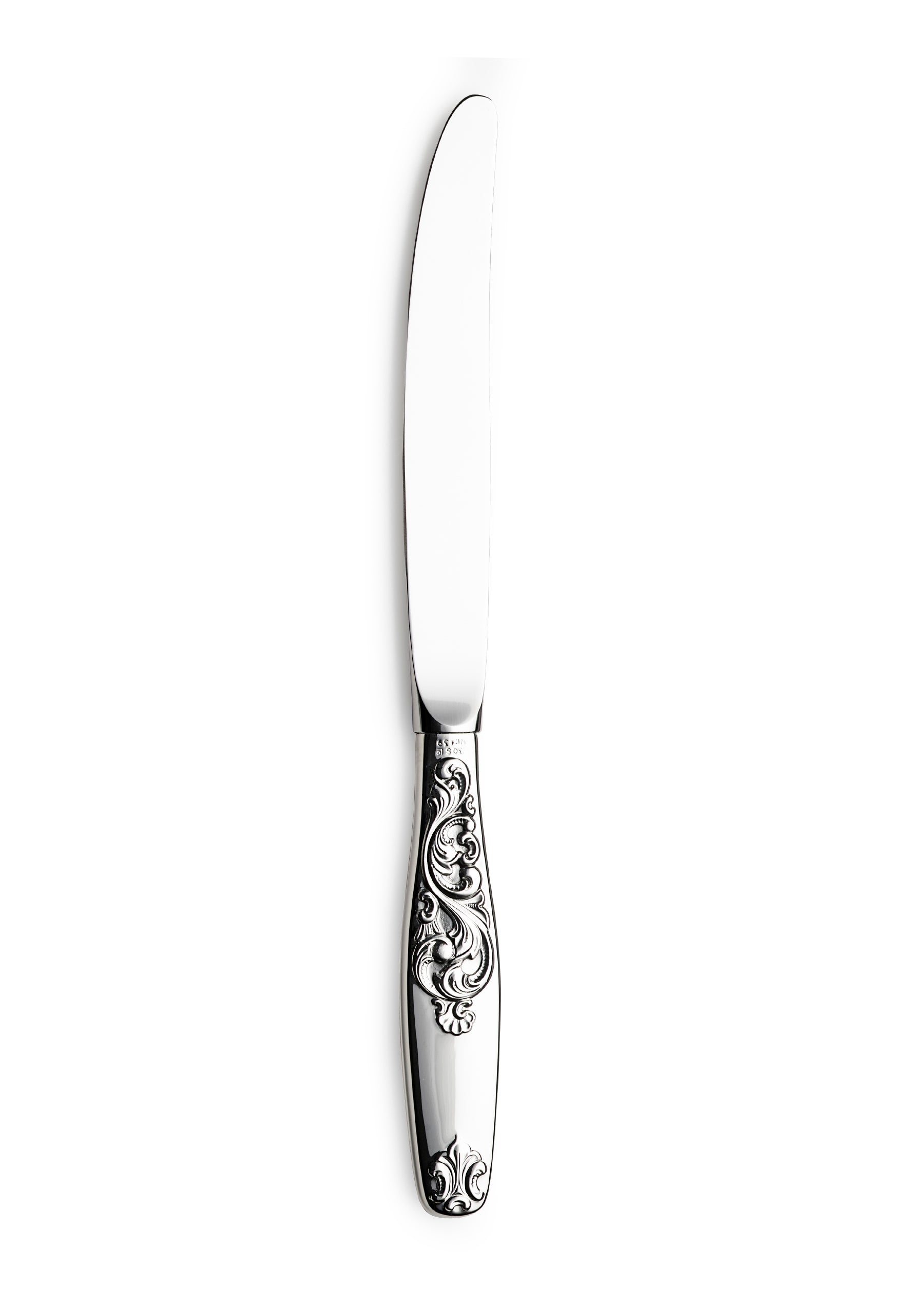 Double rococo large dining knife