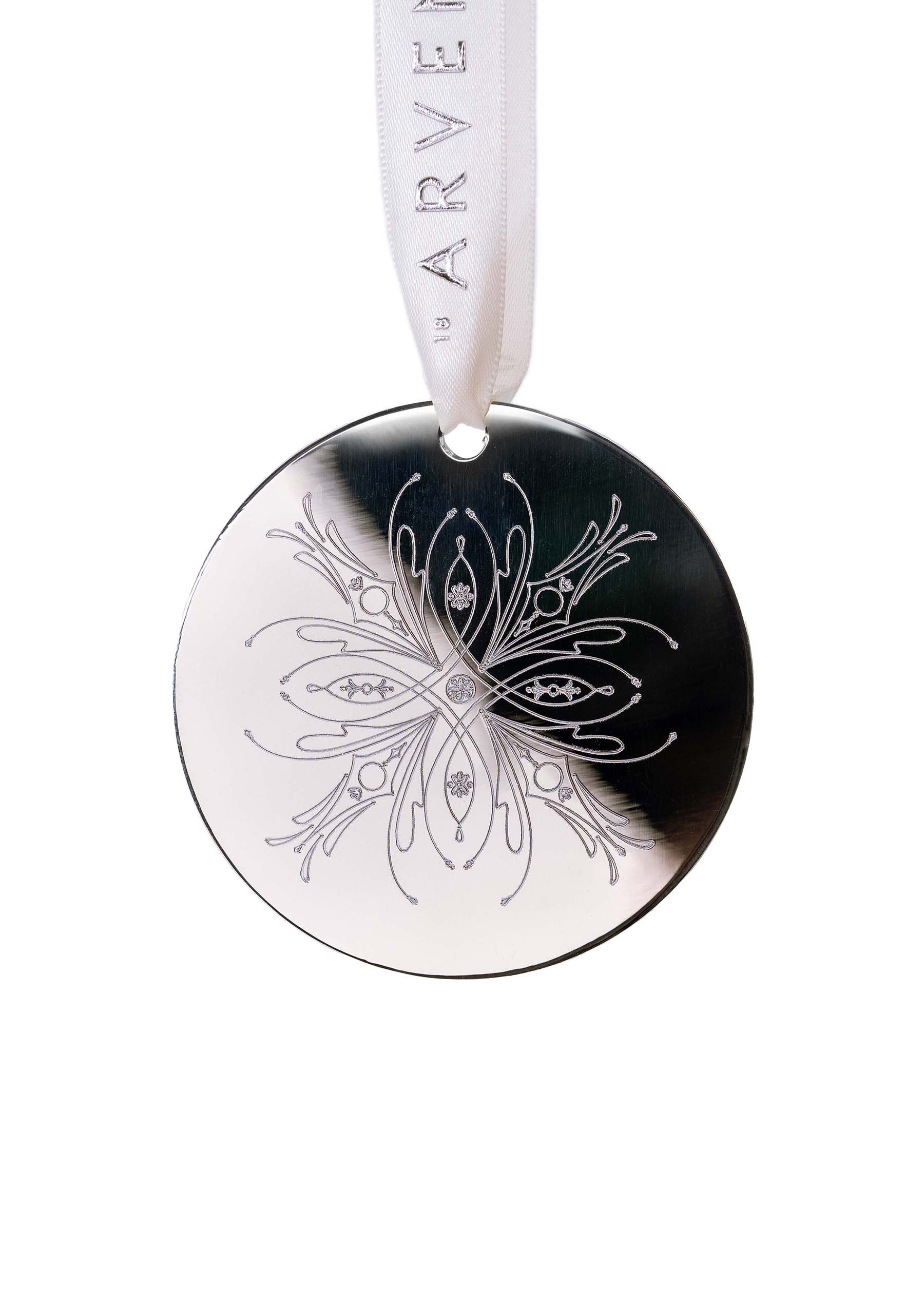 Christmas star silver-plated 7.4 cm 