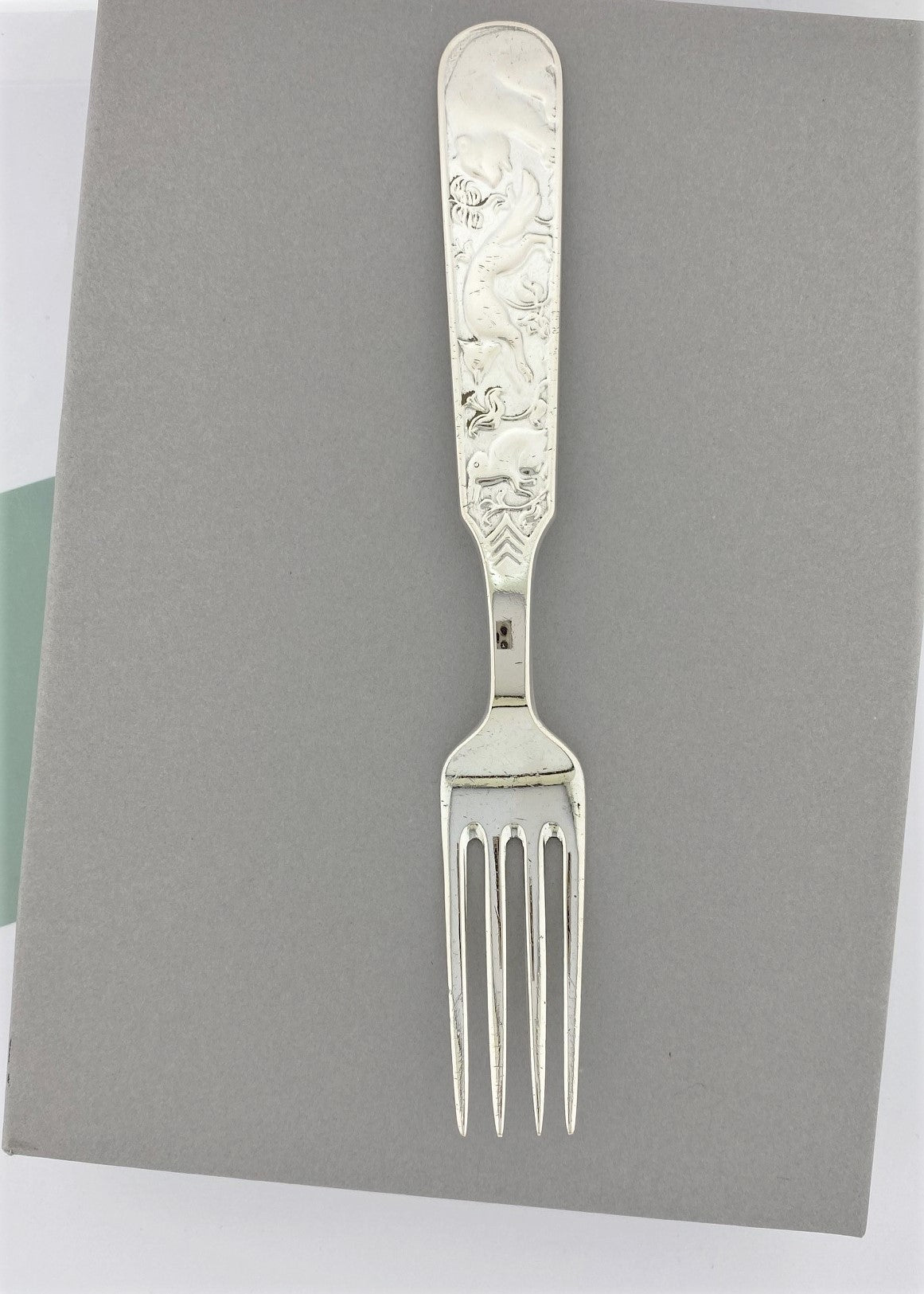 Vintage Fox, Bear, Hare children's fork