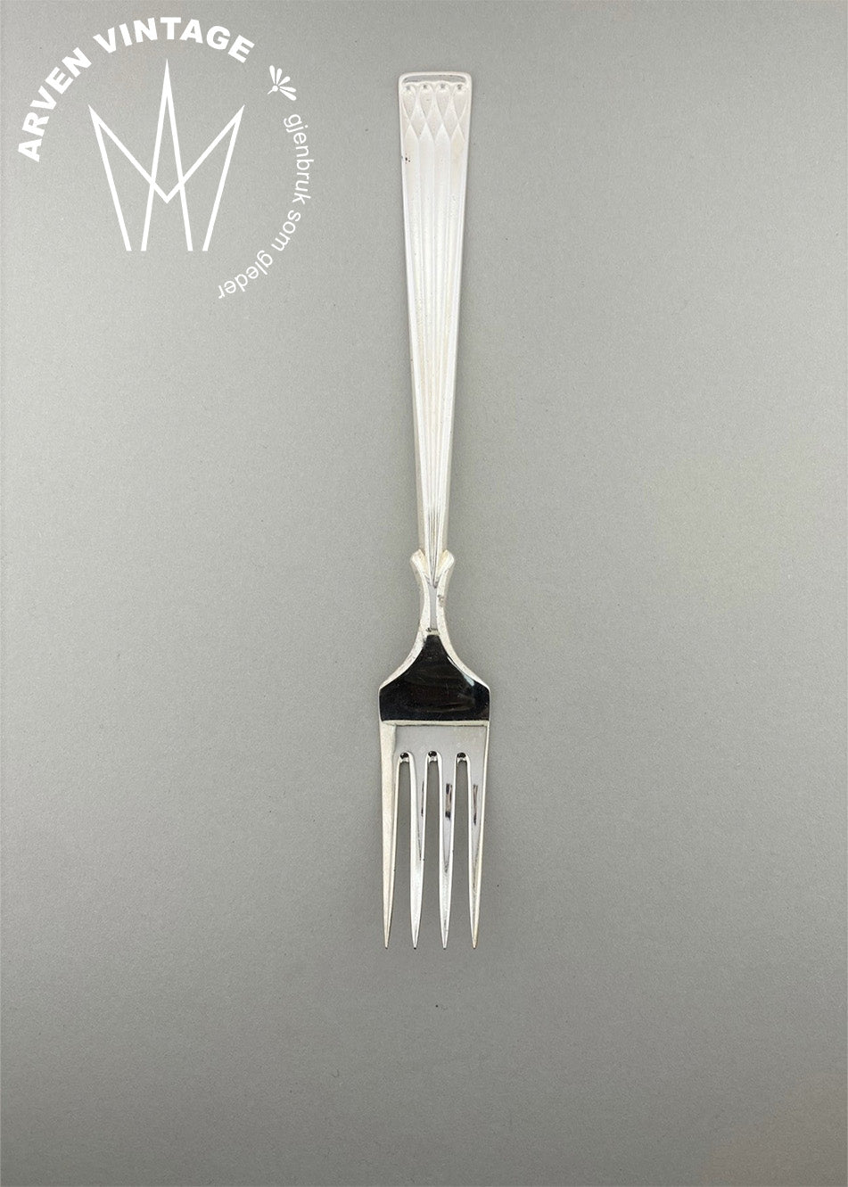 Vintage Heirloom silver small dining fork