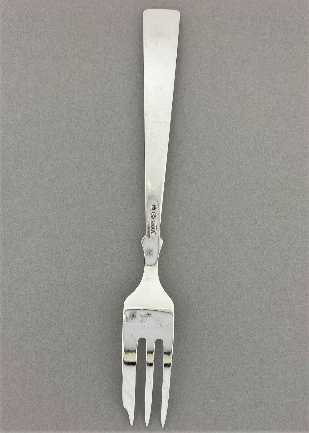 Vintage Heirloom silver cake fork
