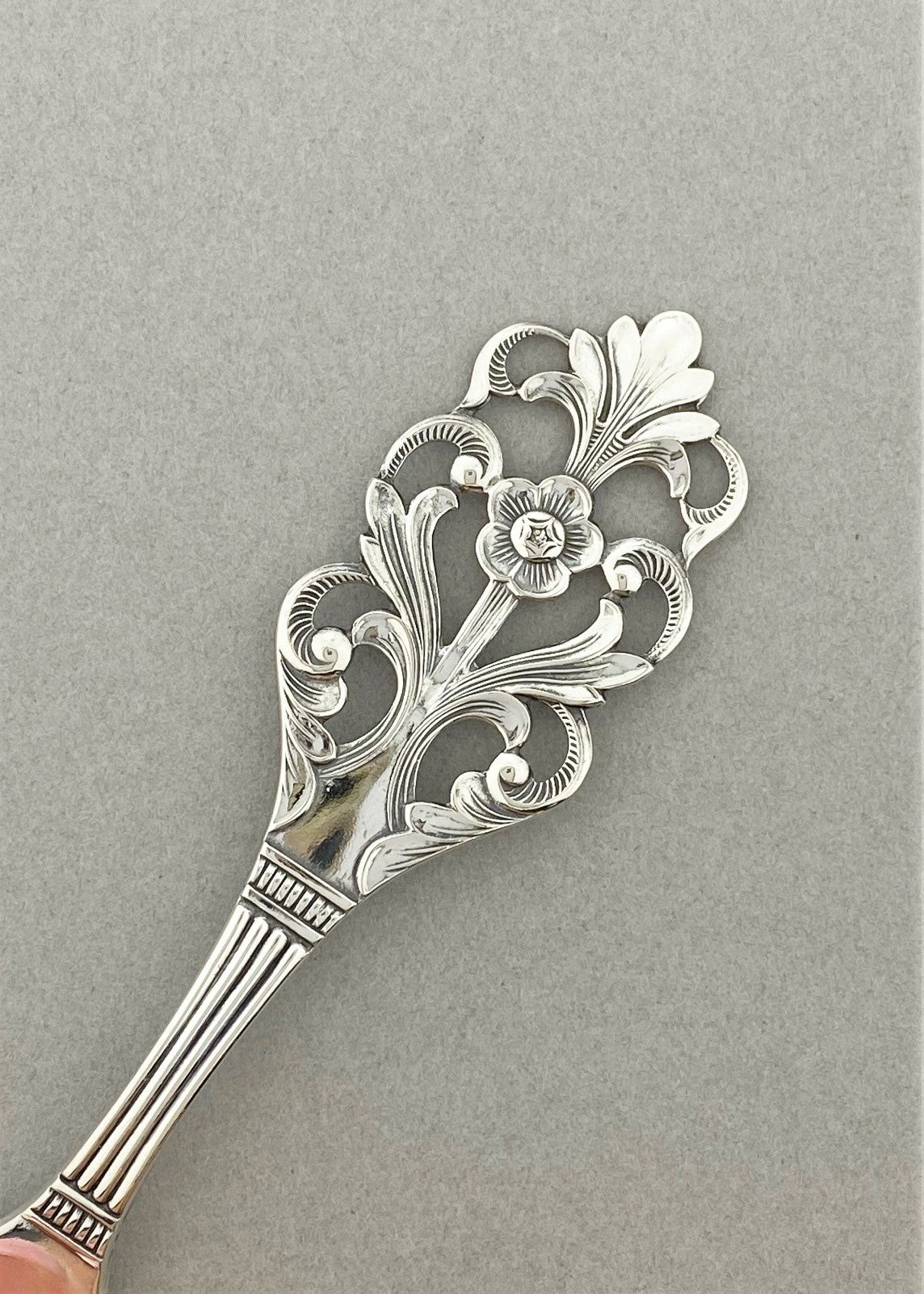 Vintage Viking Rose compote spoon