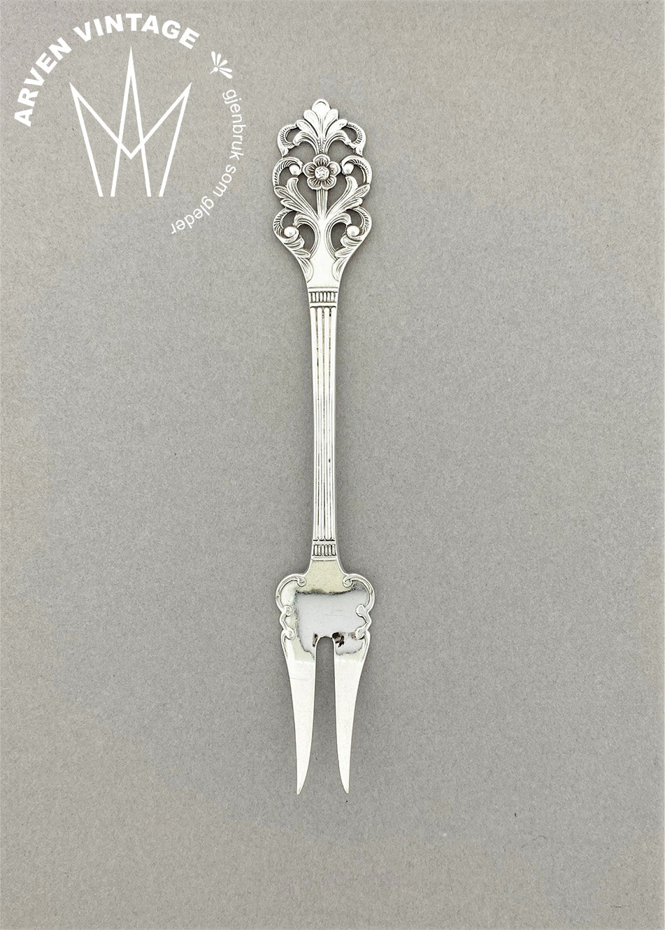 Viking Rose tapas fork / butter fork