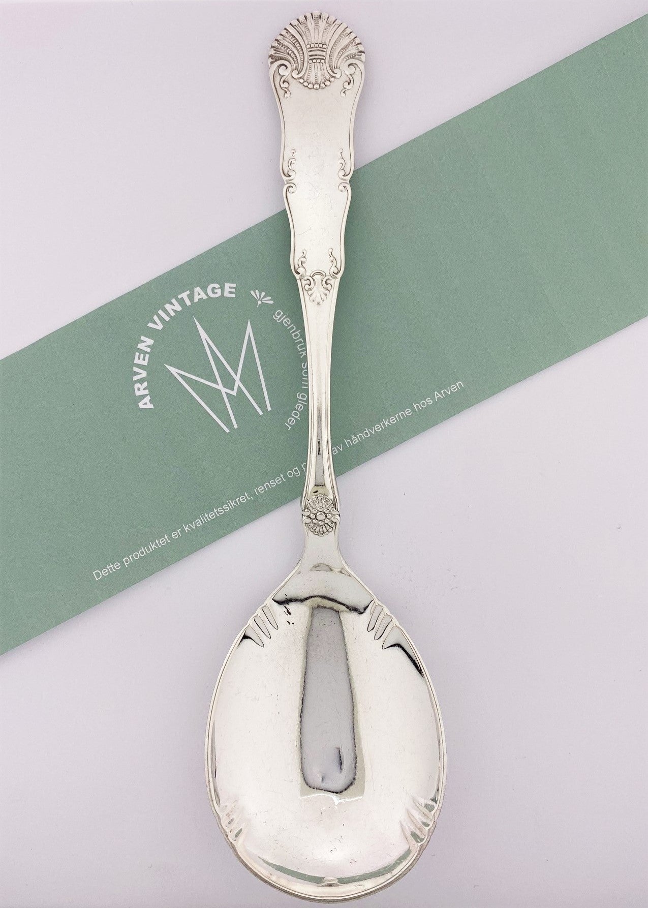 Vintage Iris potato spoon