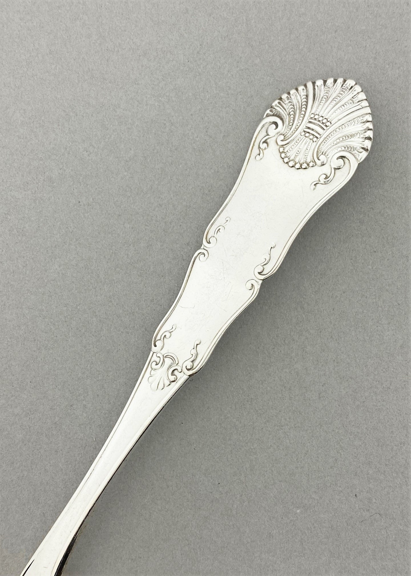 Vintage Iris potato spoon