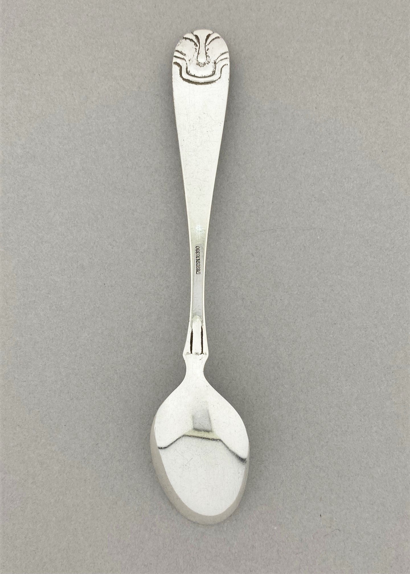 Vintage Hammered shell teaspoon