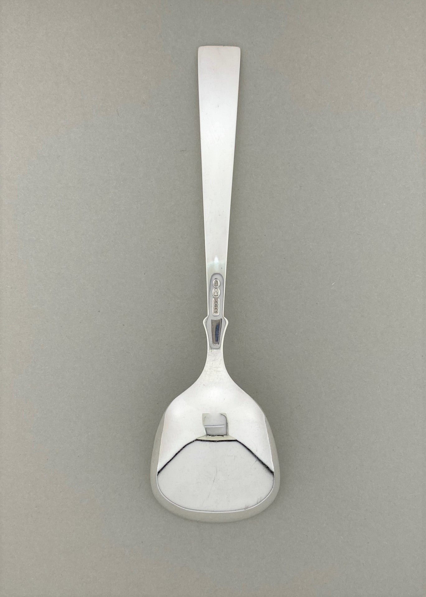 Vintage Heirloom silver large jam spoon