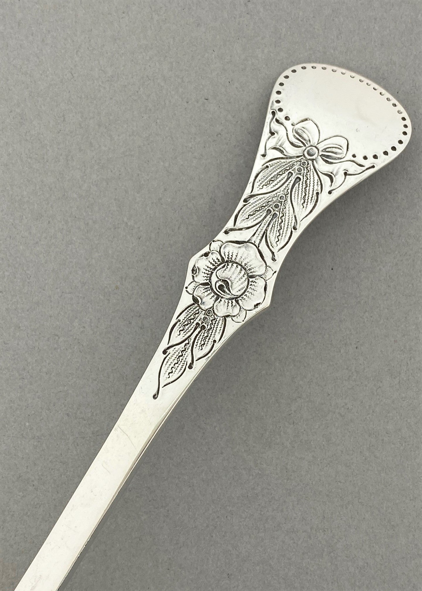 Vintage Rose large cream spoon