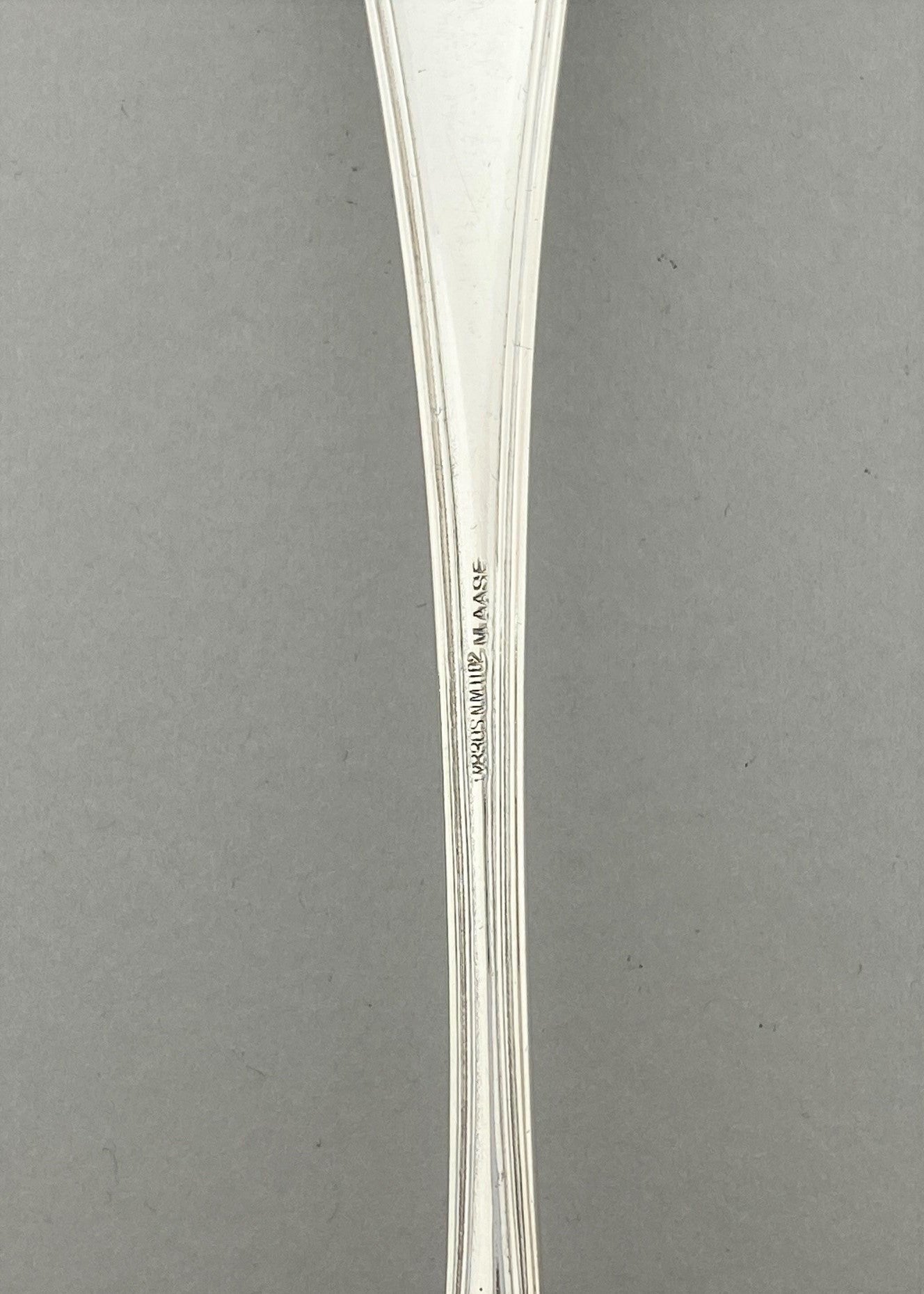 Vintage Skjell large dining fork with engraving