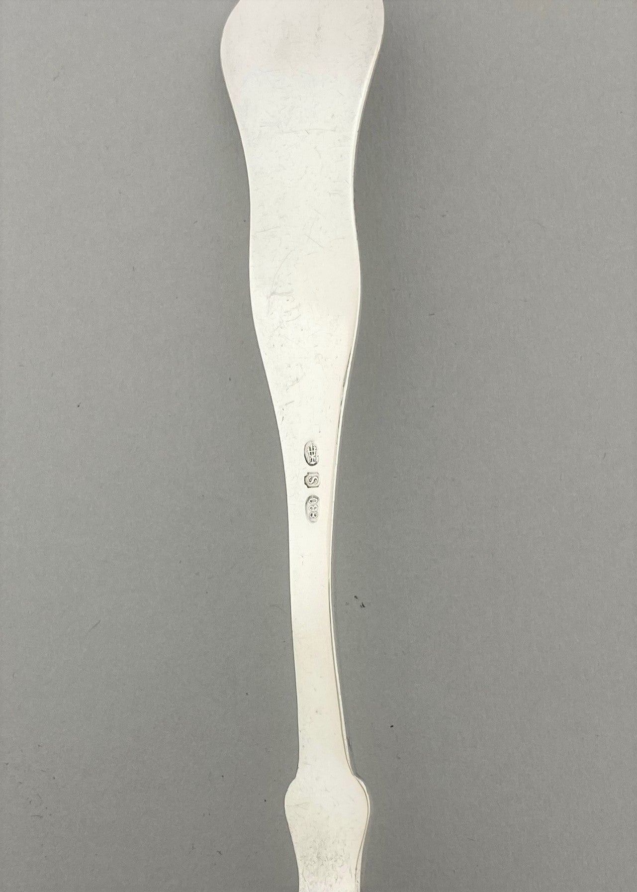 Vintage Bonderokokko small dining fork with engraving