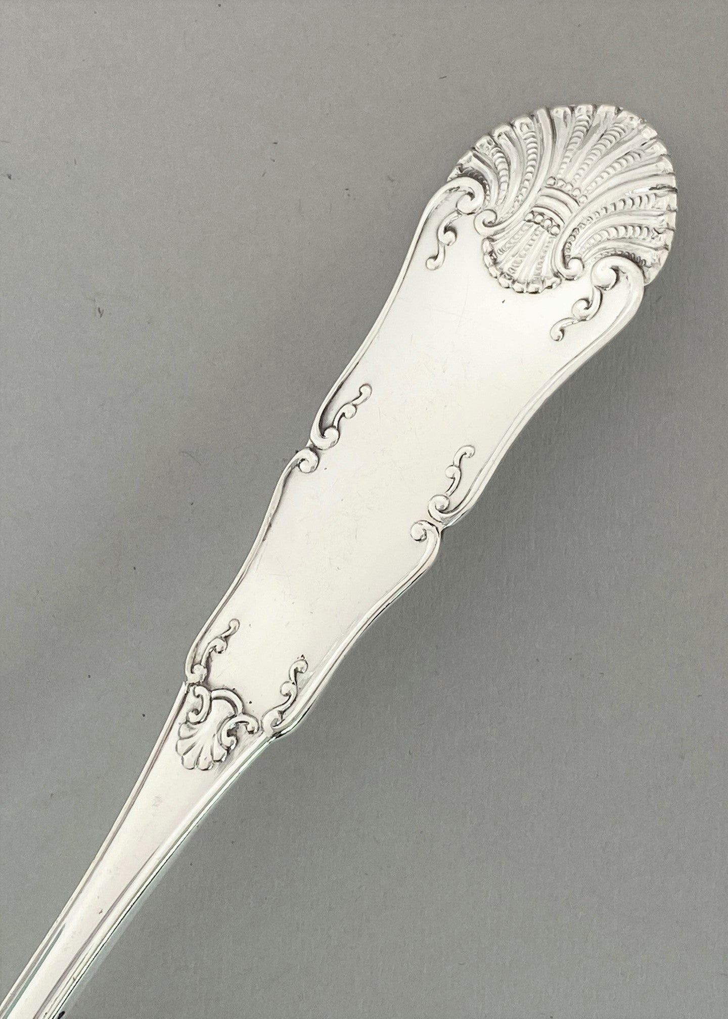 Vintage Iris potato spoon