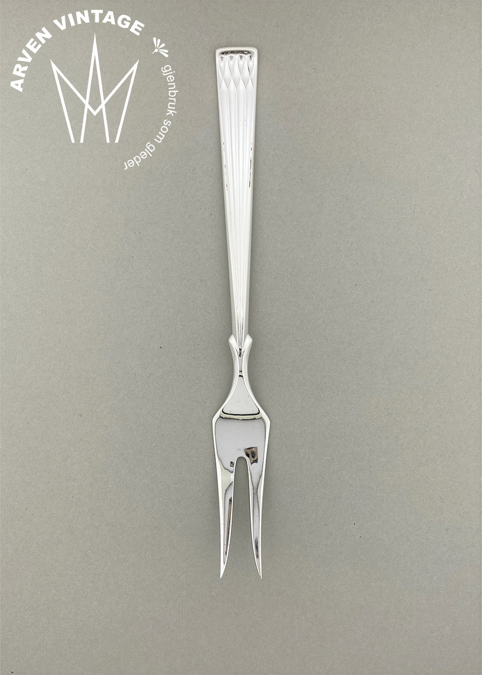 Vintage Heirloom silver cold fork