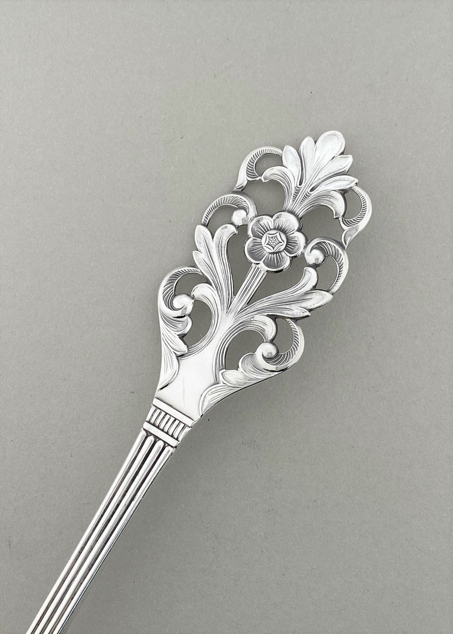 Vintage Viking Rose service spoon