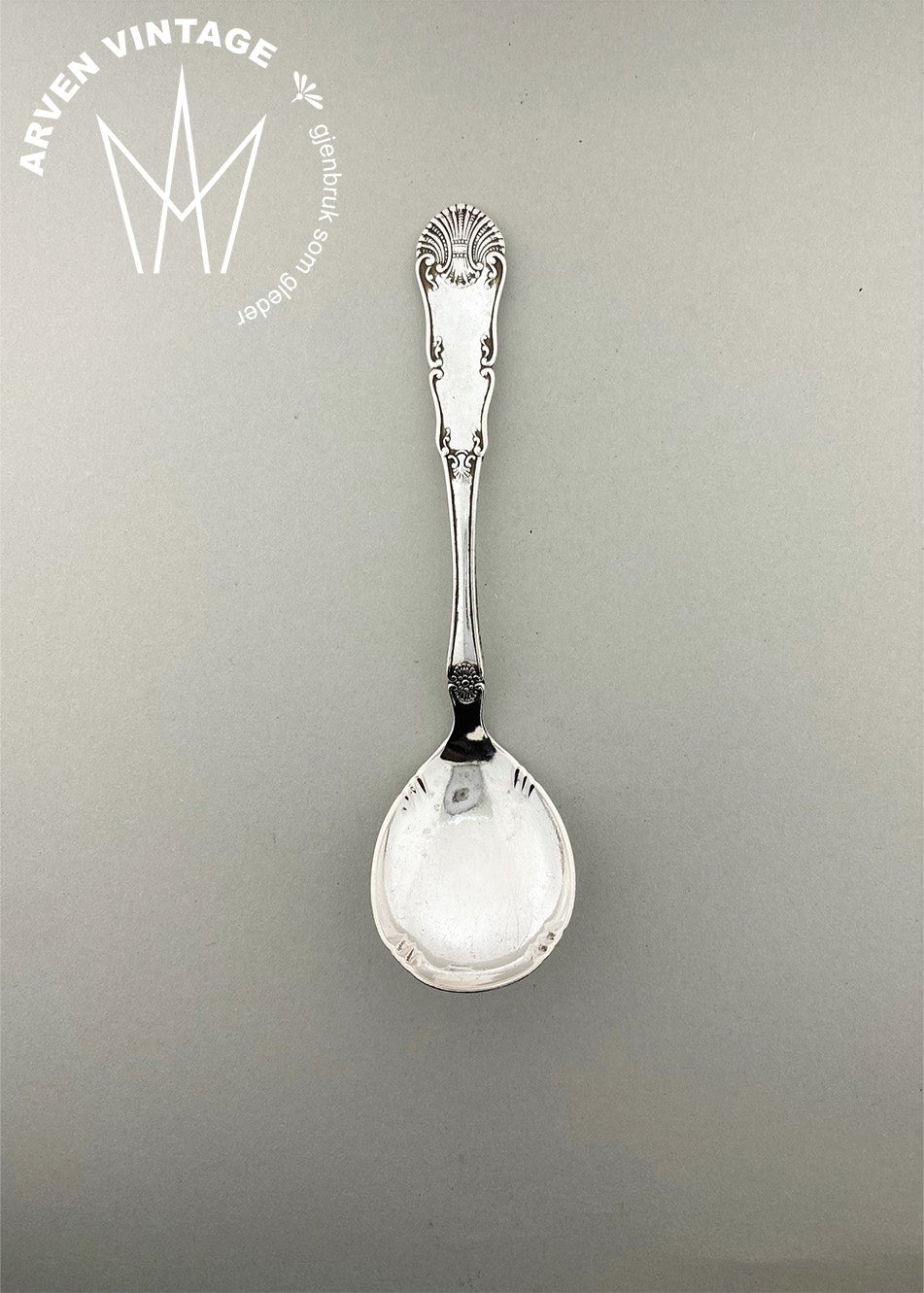 Vintage Iris jam spoon