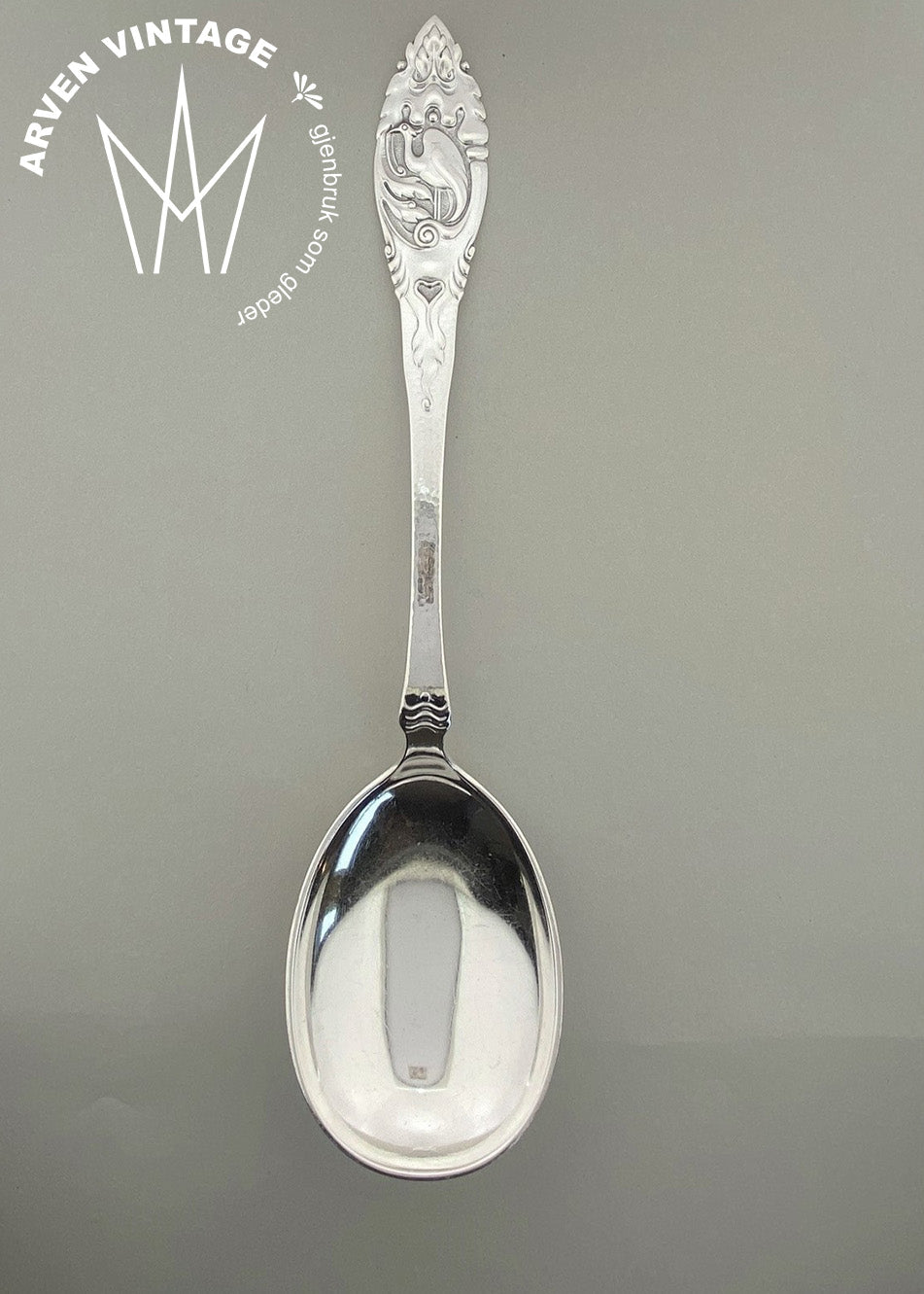 Vintage Ibis cream spoon