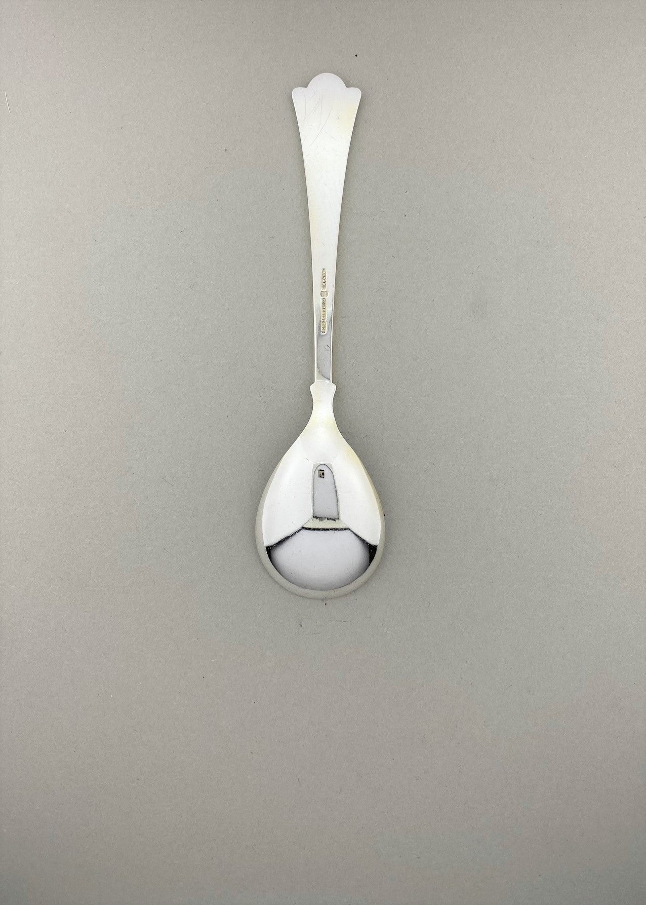 Vintage Lilje enameled jam spoon