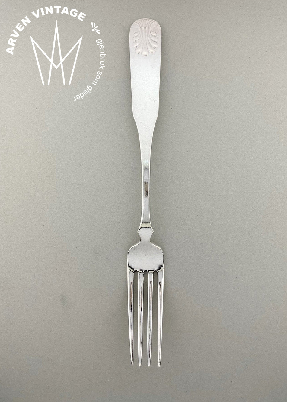 Vintage Old Shell small dining fork