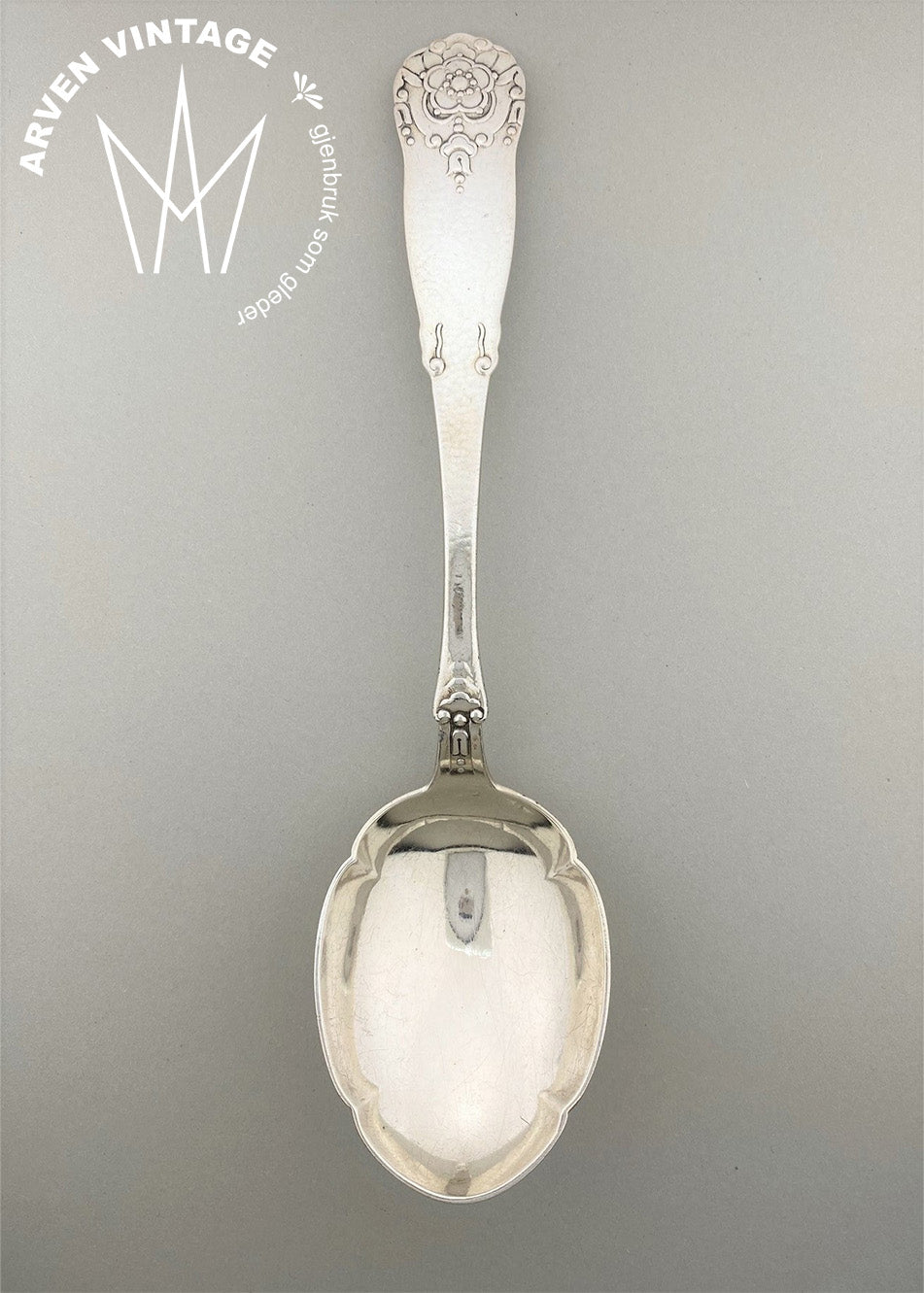 Vintage Hardanger potato spoon