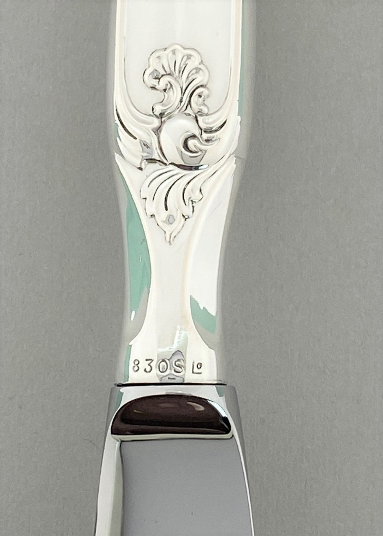 Vintage Elisabeth liten spisekniv med langt skaft