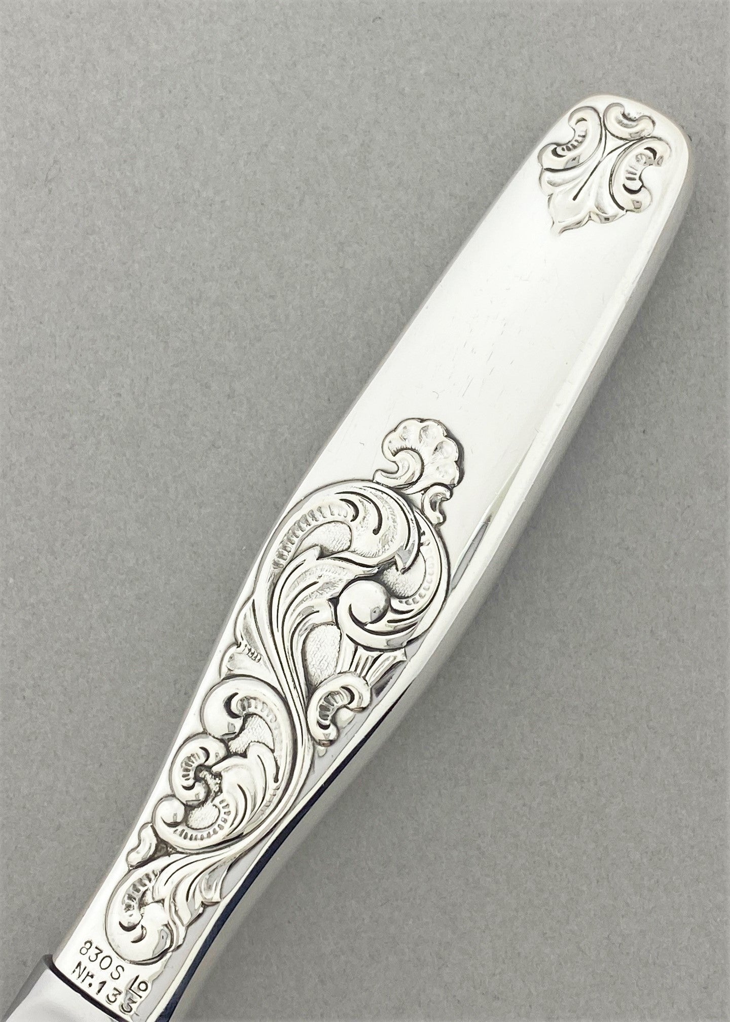 Vintage Double Rococo small dining knife