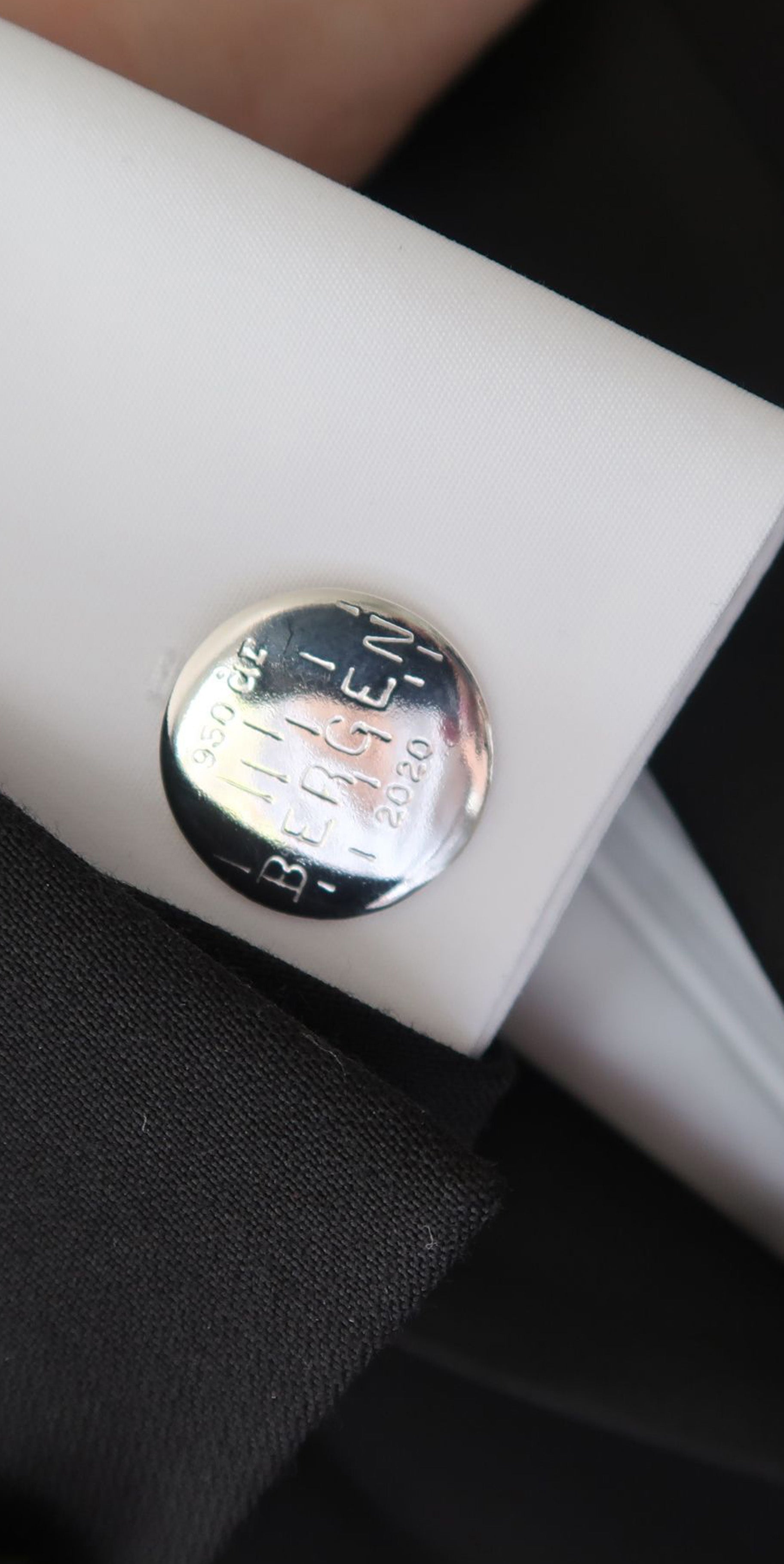 Cufflinks with official 950th anniversary logo