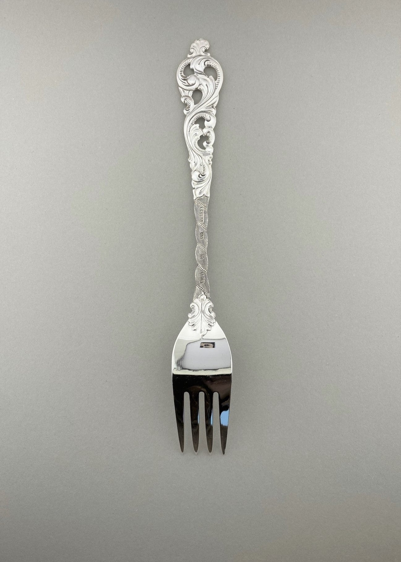 Vintage Double Rococo small dining fork